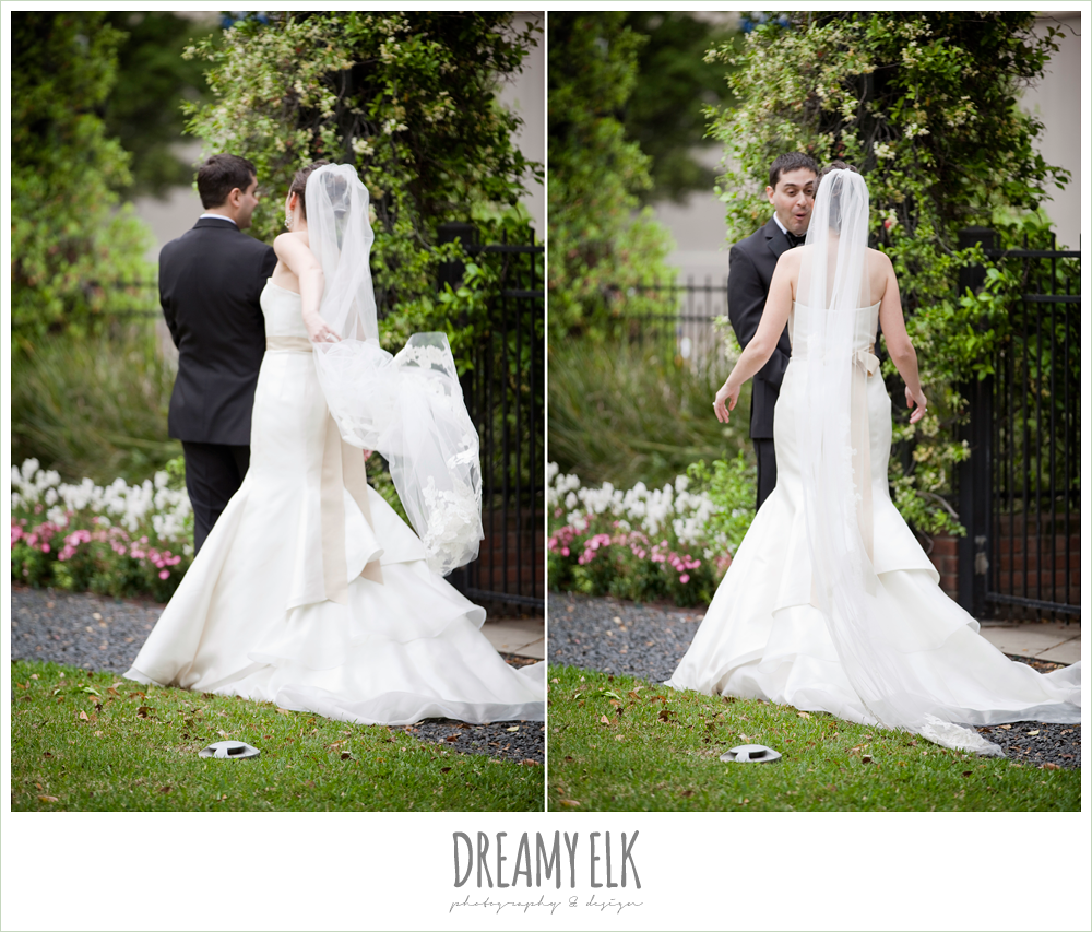 lauren and leo, wedding, first look