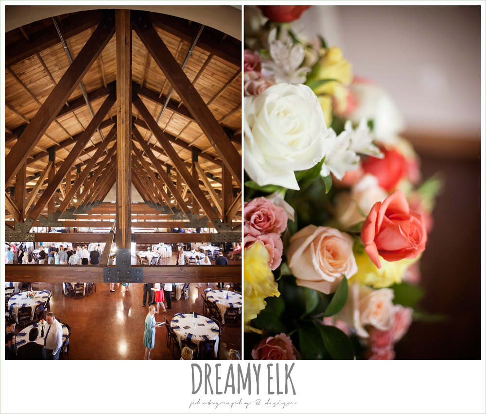 indoor wedding ceremony, pink and white rose altar flowers, ceremony decoration ideas, pecan springs, houston, texas, photo {dreamy elk photography and design}