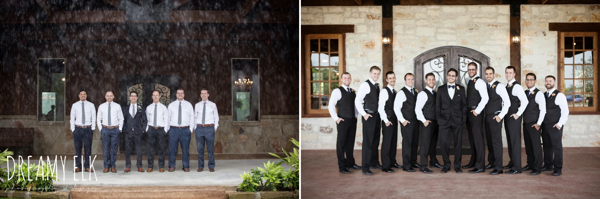 Sister venues. Same time of year, same time of day, different weather.
