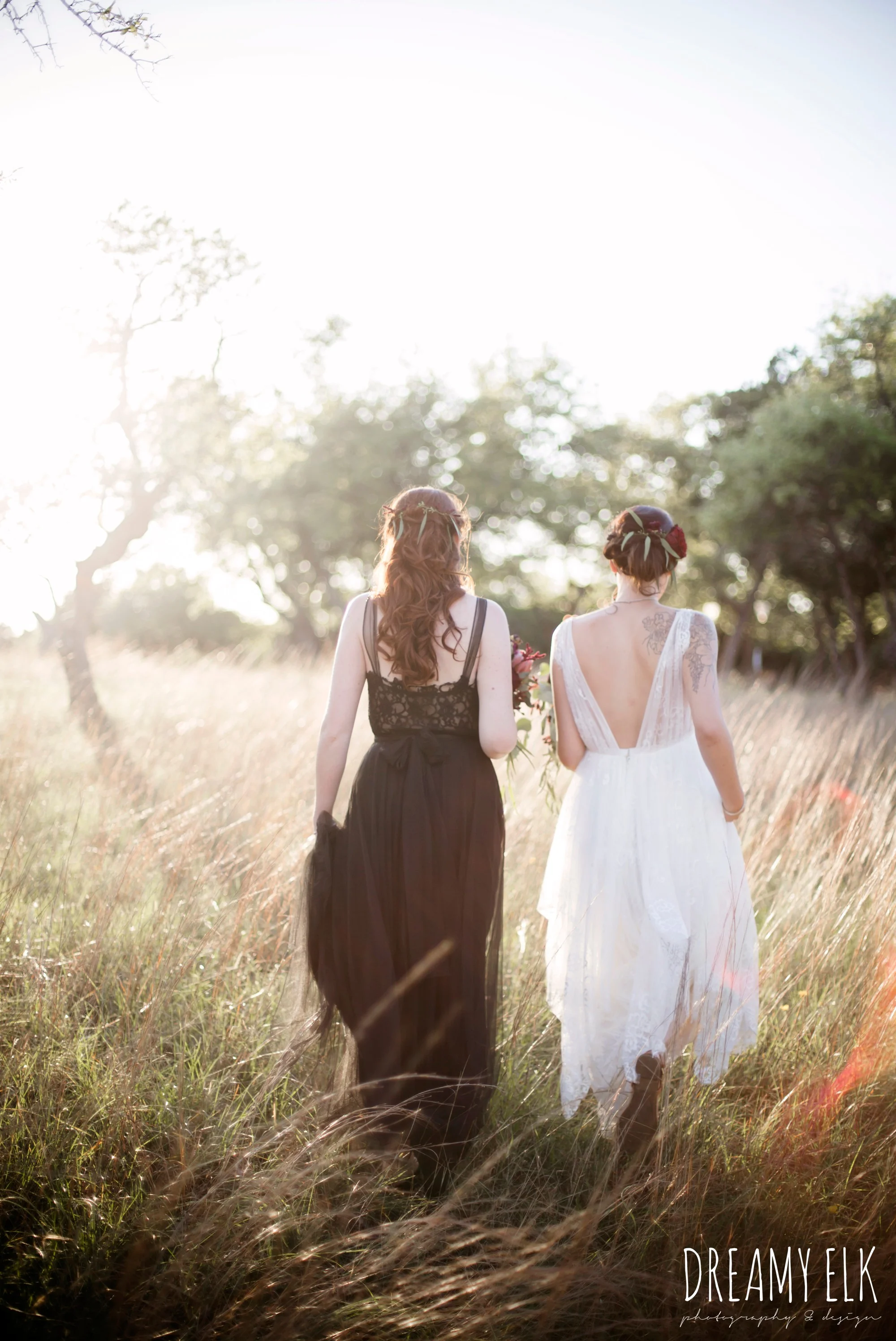 a delicate & moody styled wedding shoot