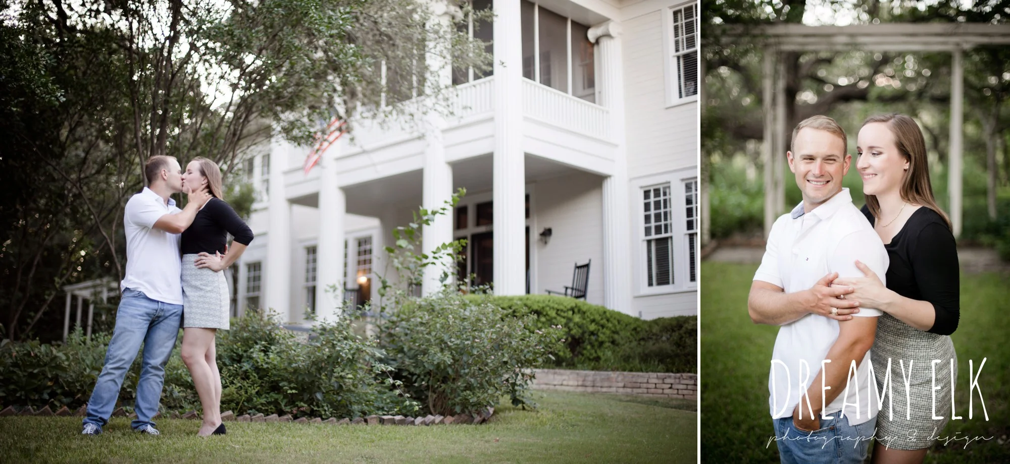 outdoor september engagement photo, casual wardrobe, austin texas wedding photographer {dreamy elk photography and design}