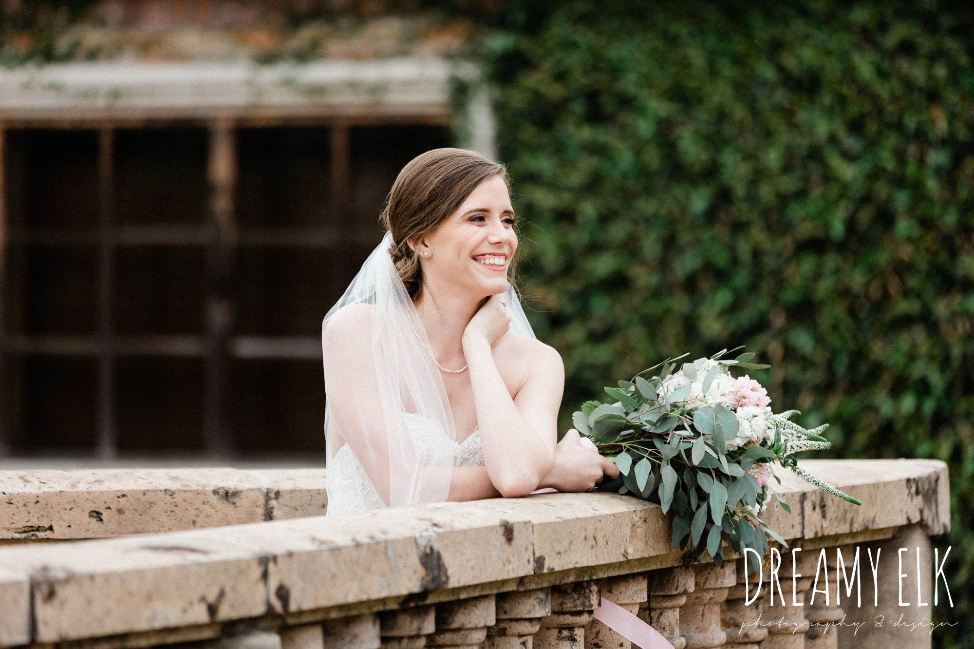 sweetheart tulle bhldn wedding dress, outdoor spring bridal photo, the gallery, houston, texas, dreamy elk photography and design