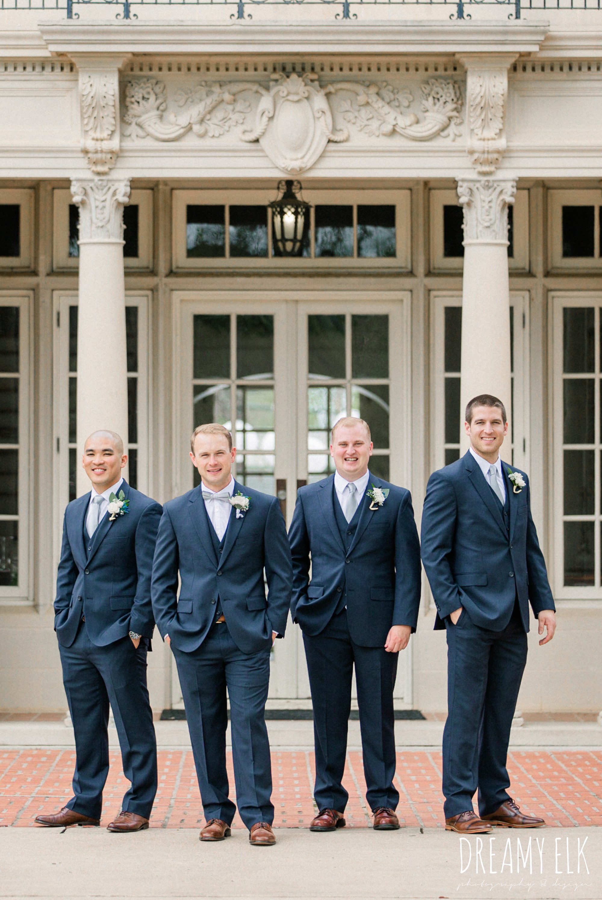 groom and groomsmen, men's wearhouse, spring wedding, the astin mansion, bryan, texas, spring wedding, dreamy elk photography and design