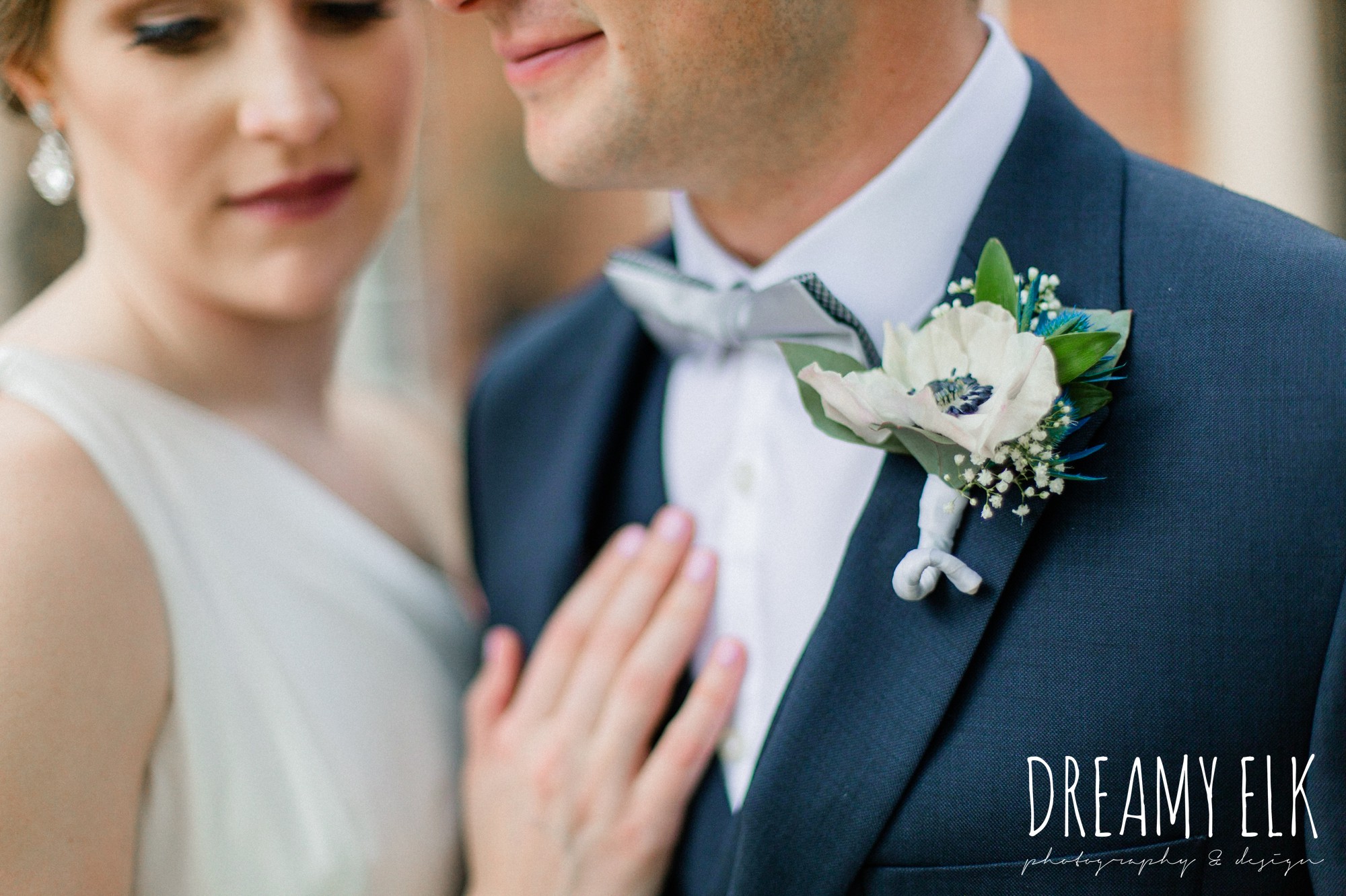 bride and groom, men's wearhouse, blue wedding bouquet, modern wedding dress ballgown, spring wedding, the astin mansion, bryan, texas, spring wedding, dreamy elk photography and design