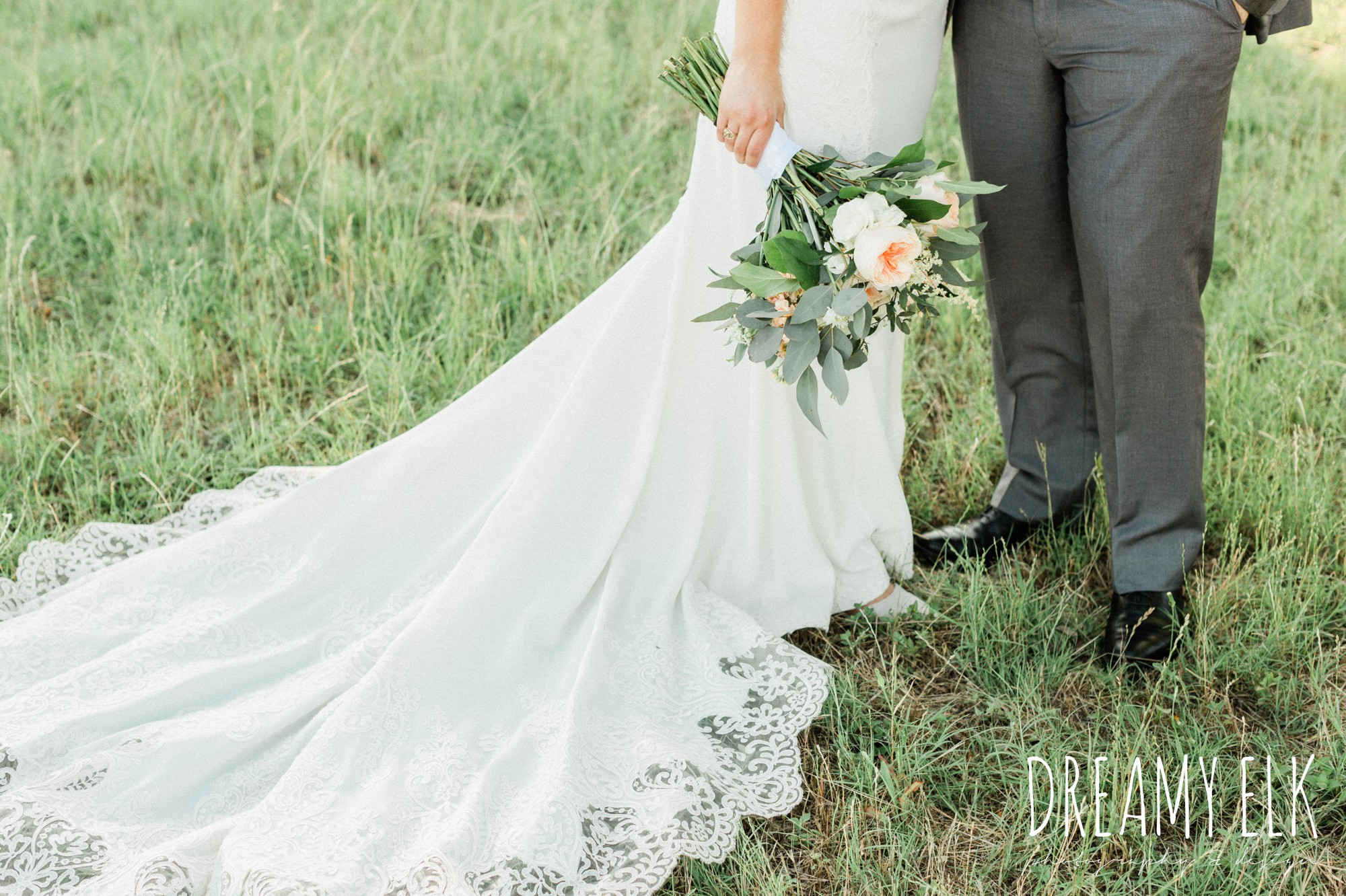 bride and groom, gray suit navy tie, essense of australia column dress, unforgettable floral, spring wedding photo college station texas, dreamy elk photography and design