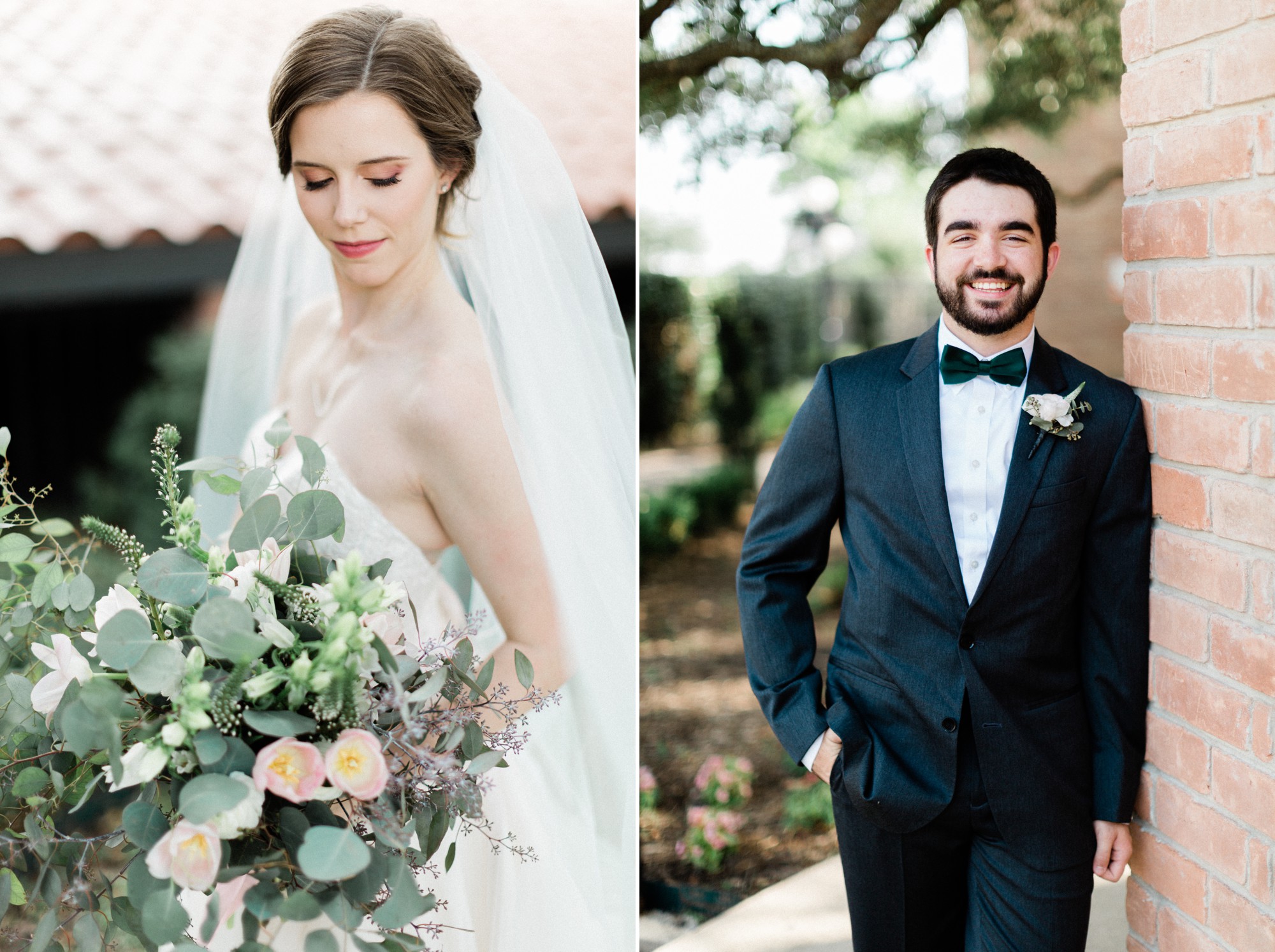 groom, black tux, bride, bhldn dress, poison ivy floral design, spring wedding photo, the gallery, houston, texas, dreamy elk photography and design