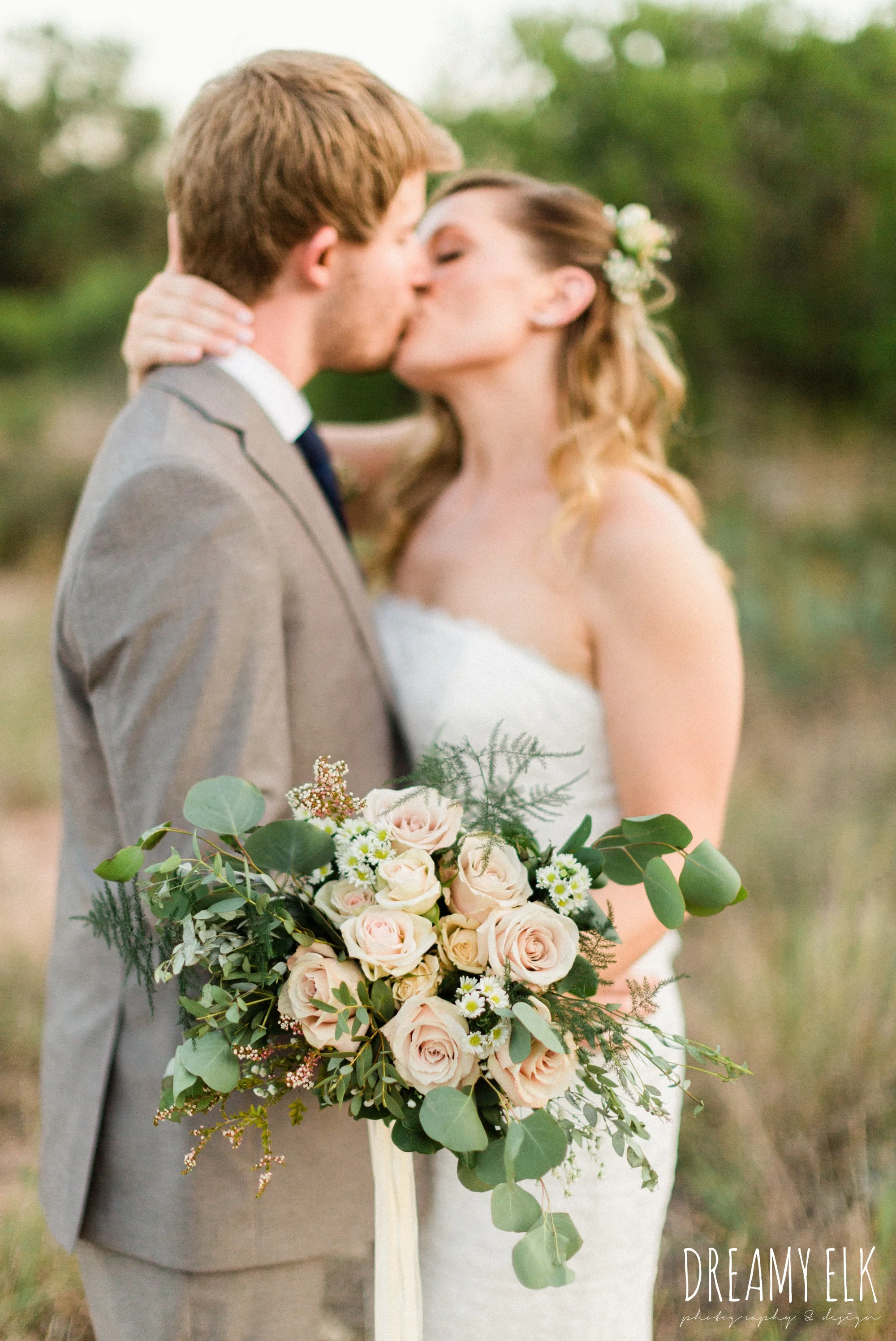 summer elopement enchanted rock fredericksburg texas wedding photo, dreamy elk photography and design