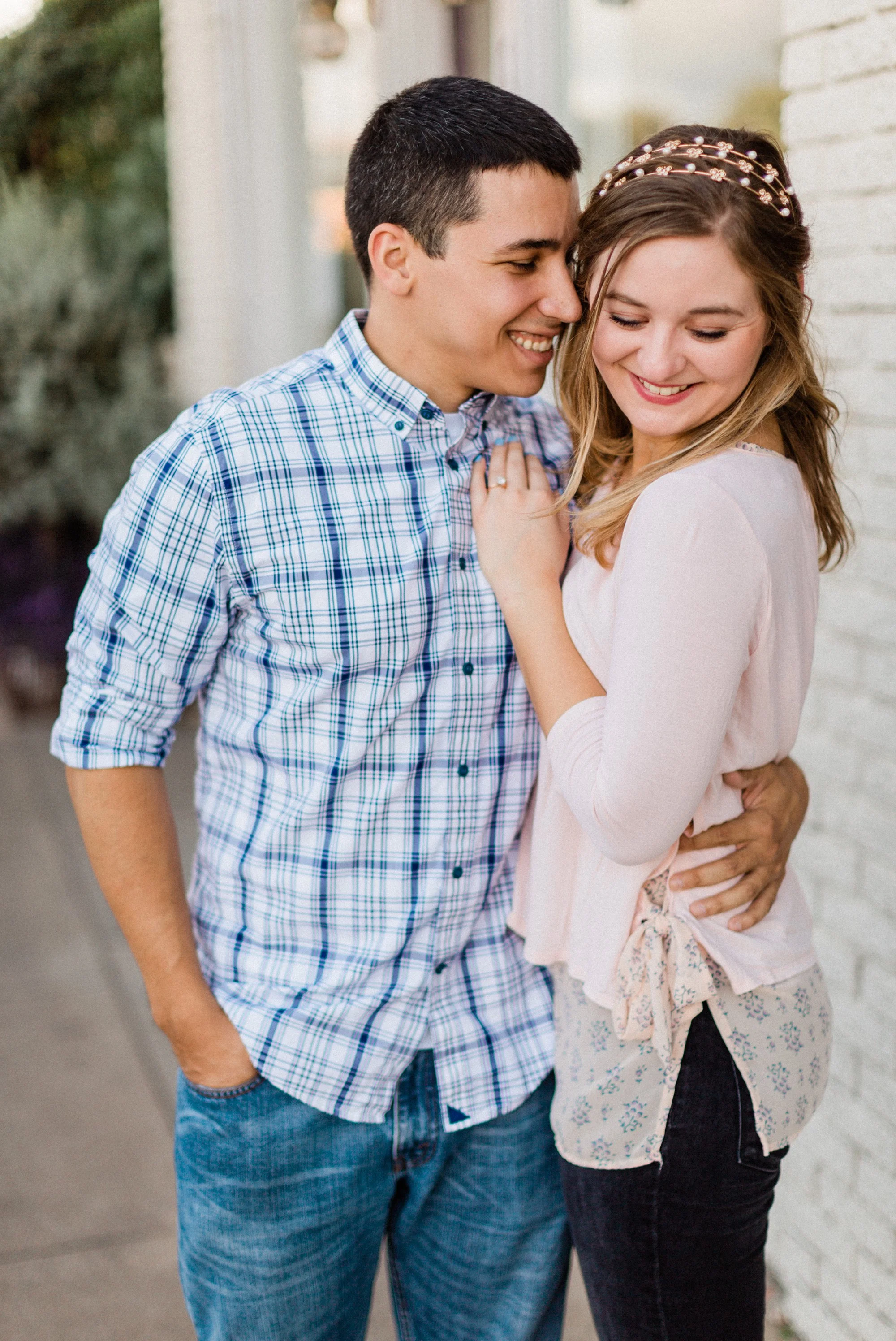 fall downtown austin texas engagement photo, dreamy elk photography and design