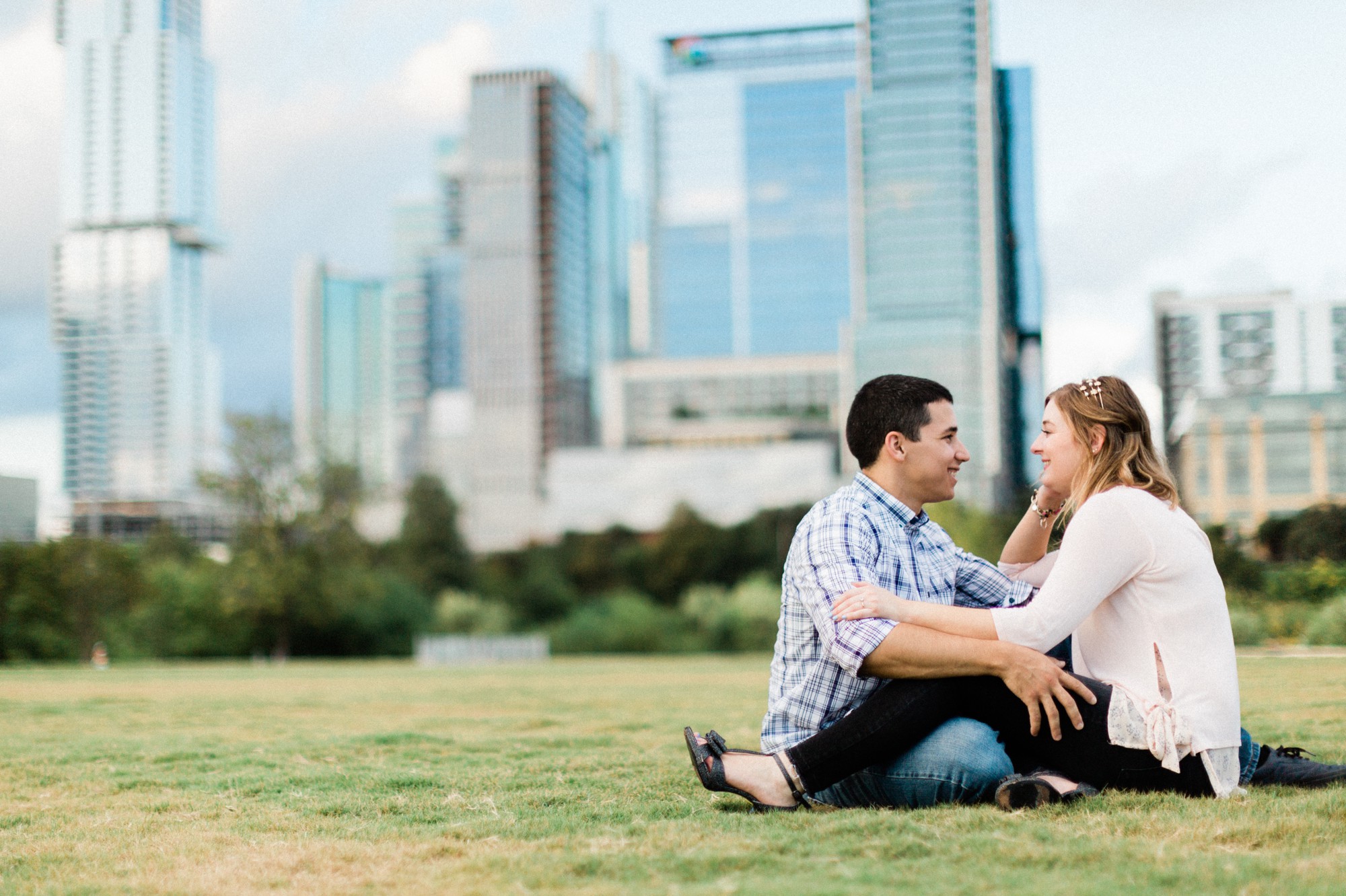 fall downtown austin texas engagement photo, dreamy elk photography and design