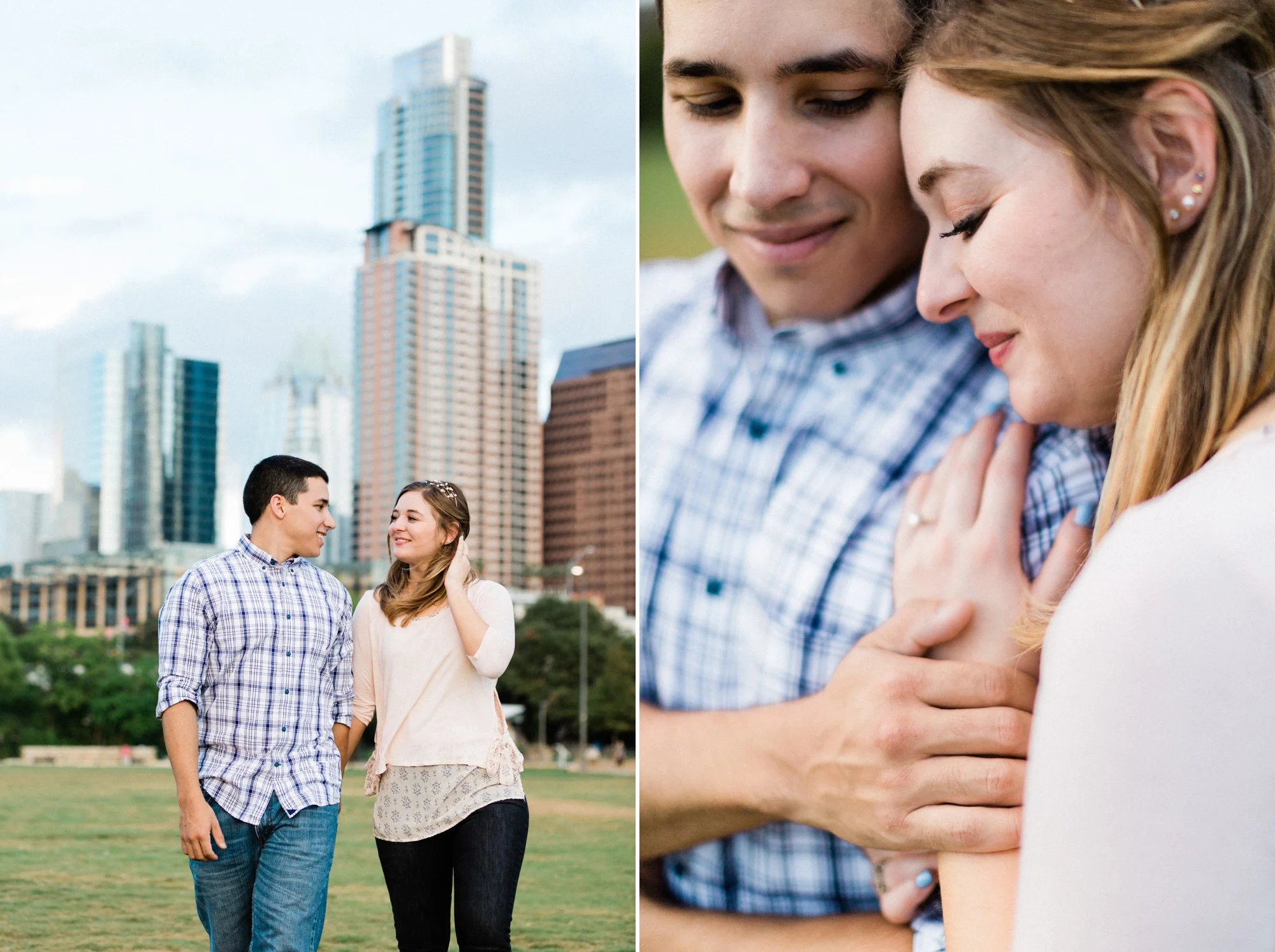 fall downtown austin texas engagement photo, dreamy elk photography and design