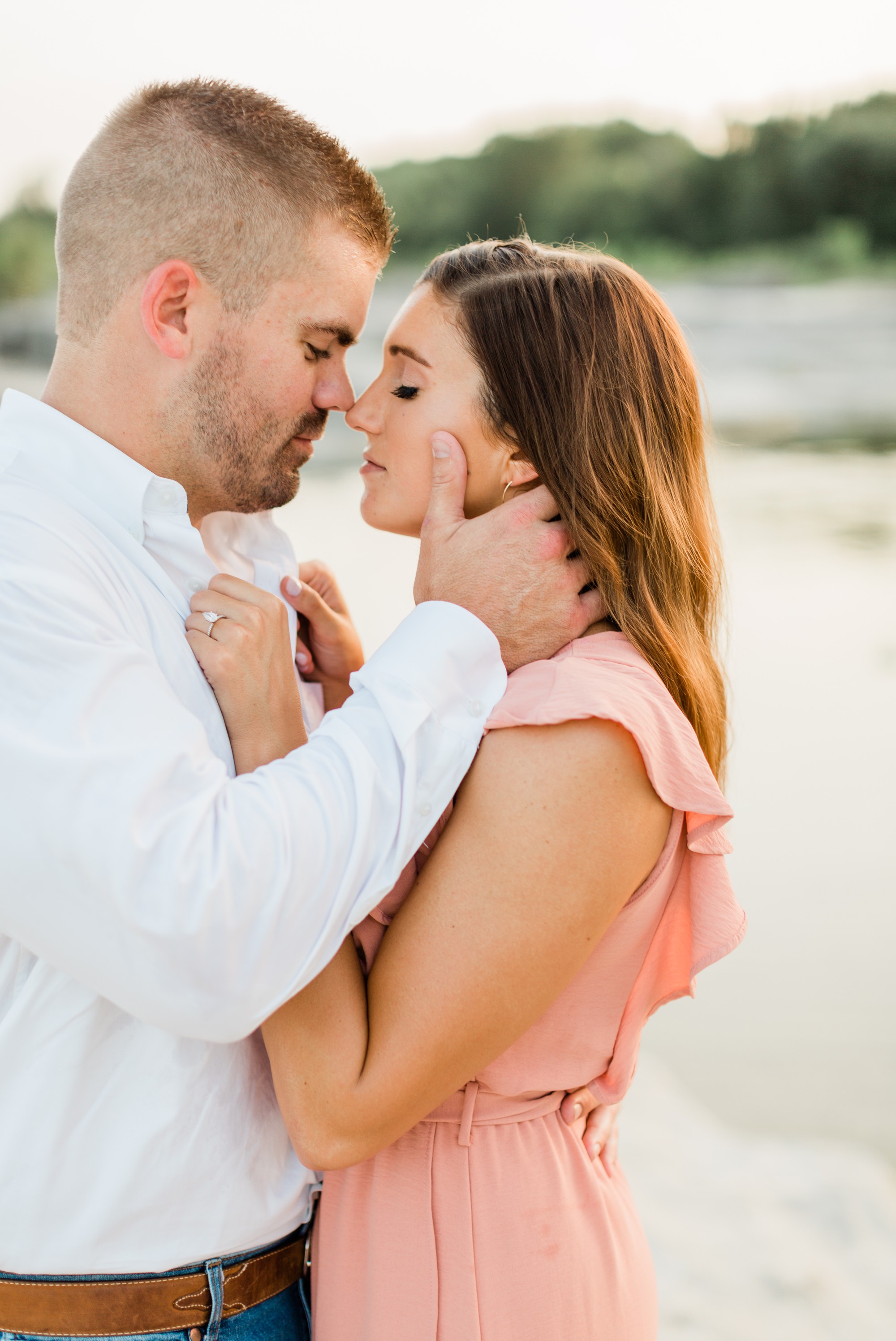 mckinney falls state park austin texas engagement photo