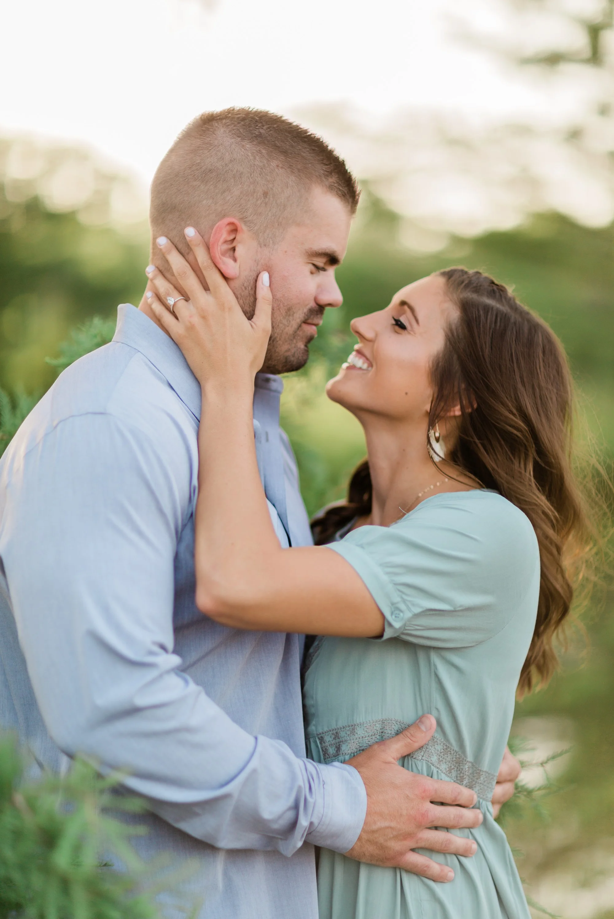 mckinney falls state park austin texas engagement photo