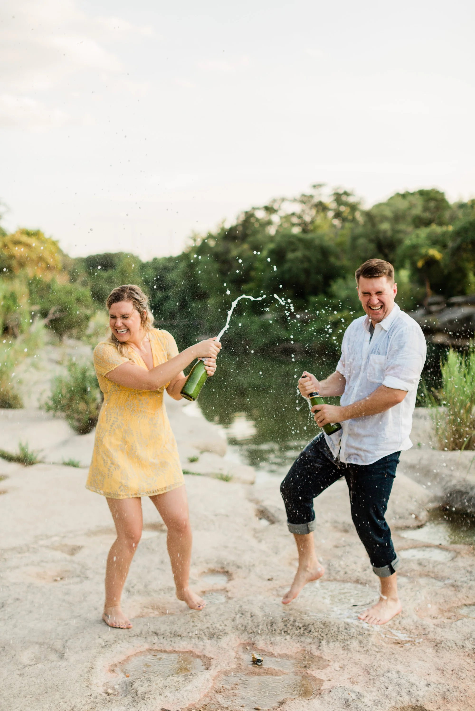 tiffany&amp;eric {engagements} bull creek park, austin, texas