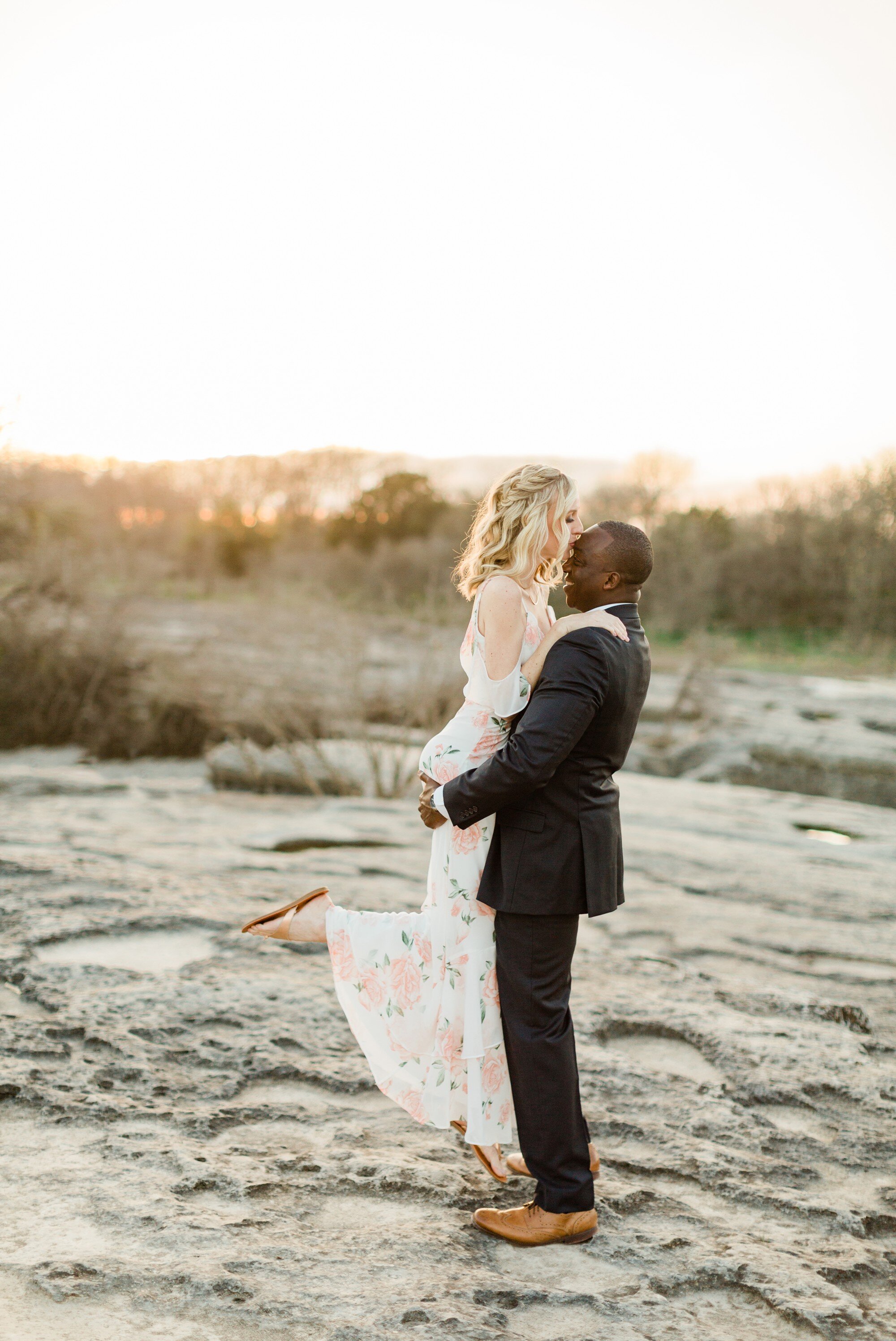 mckinney falls state park engagement photo austin texas, luxury wedding photographer