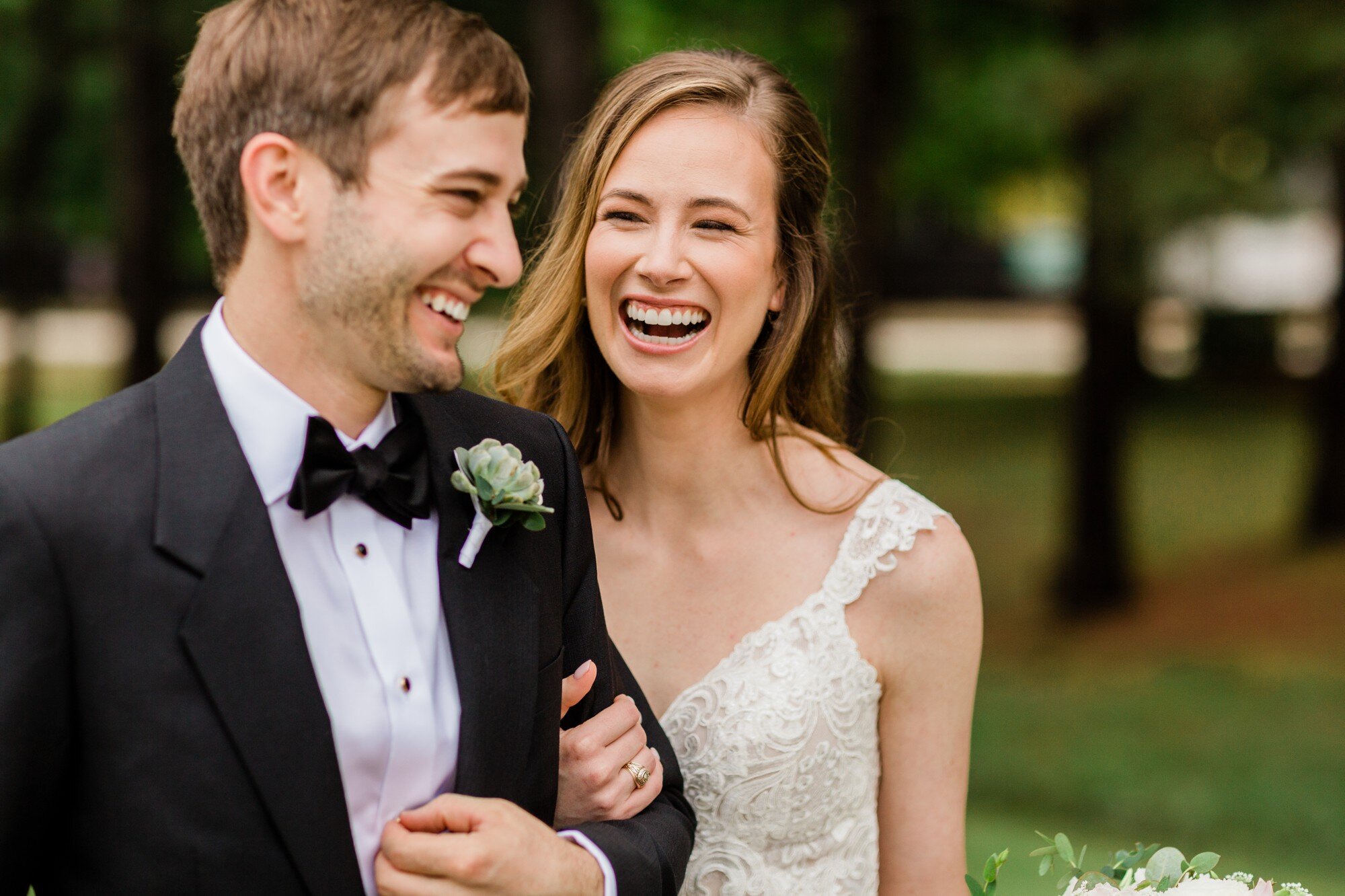  A classy dusty blue spring wedding at St. Theresa's Catholic Church by light and airy Austin wedding photographer Dreamy Elk Photography and Design. Harper Events, Stella York lace wedding dress, Whittington Bridal, Birdy Grey, Pink Palette Artists,