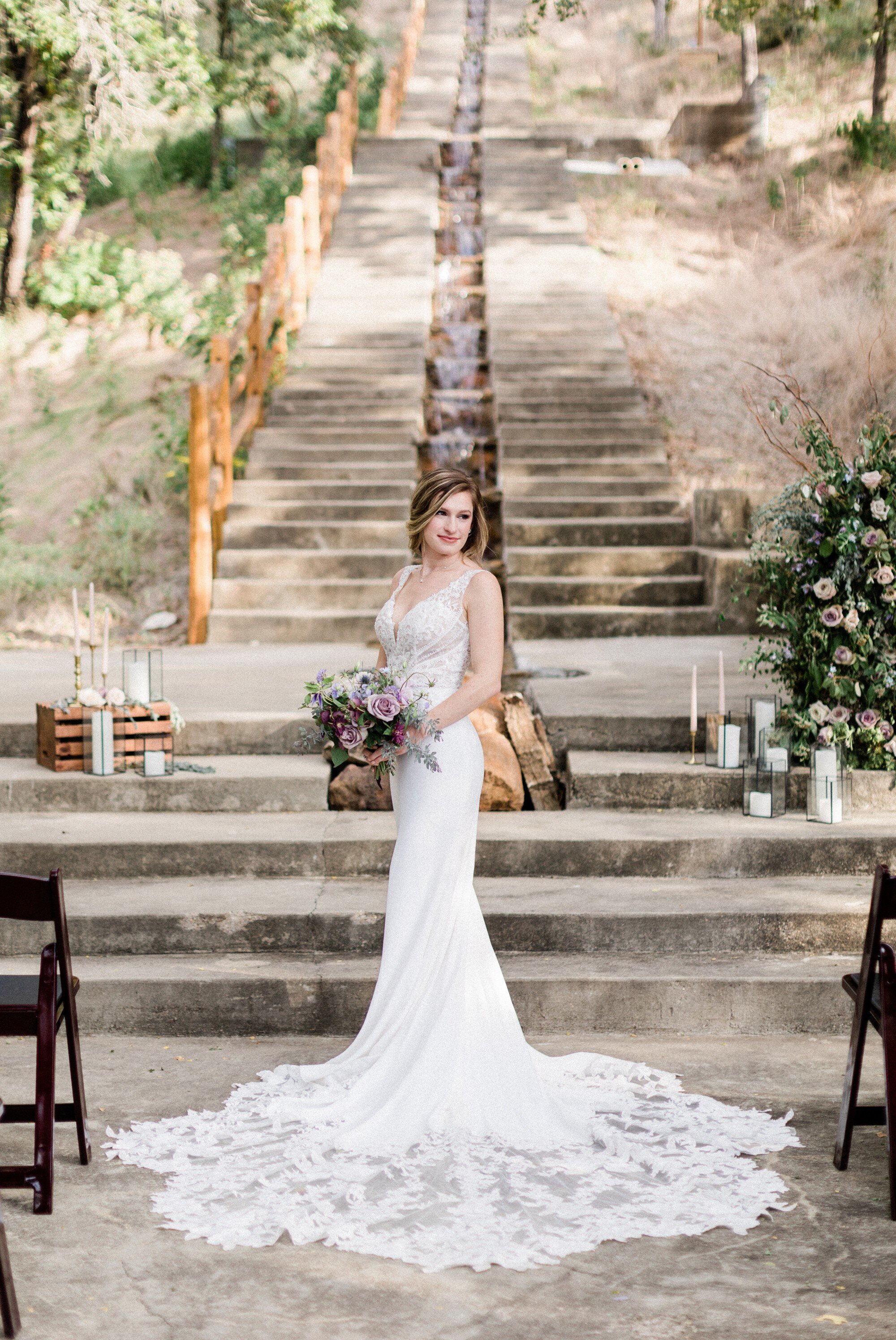 blue and purple styled shoot, austin wedding photographer