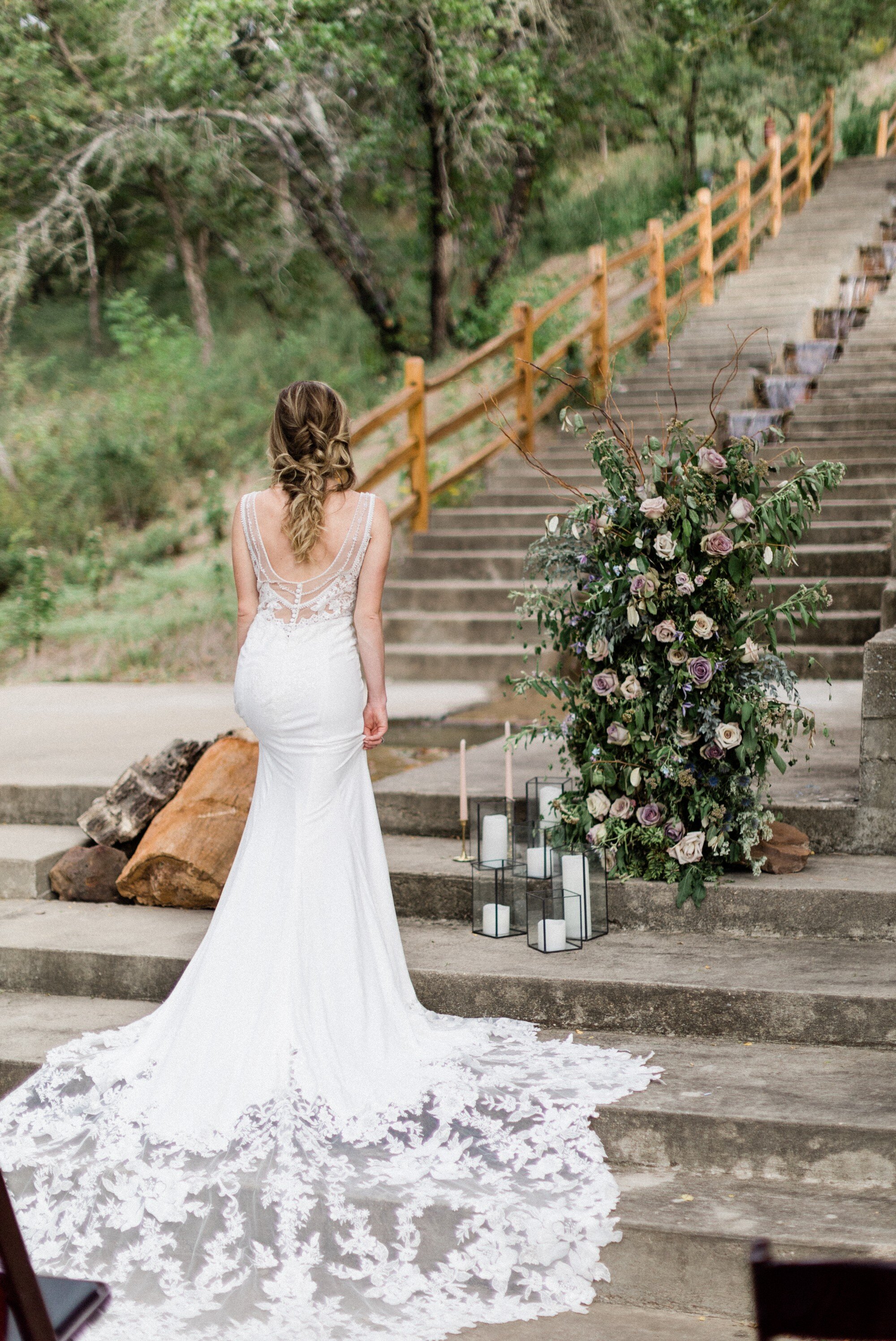 blue and purple styled shoot, austin wedding photographer