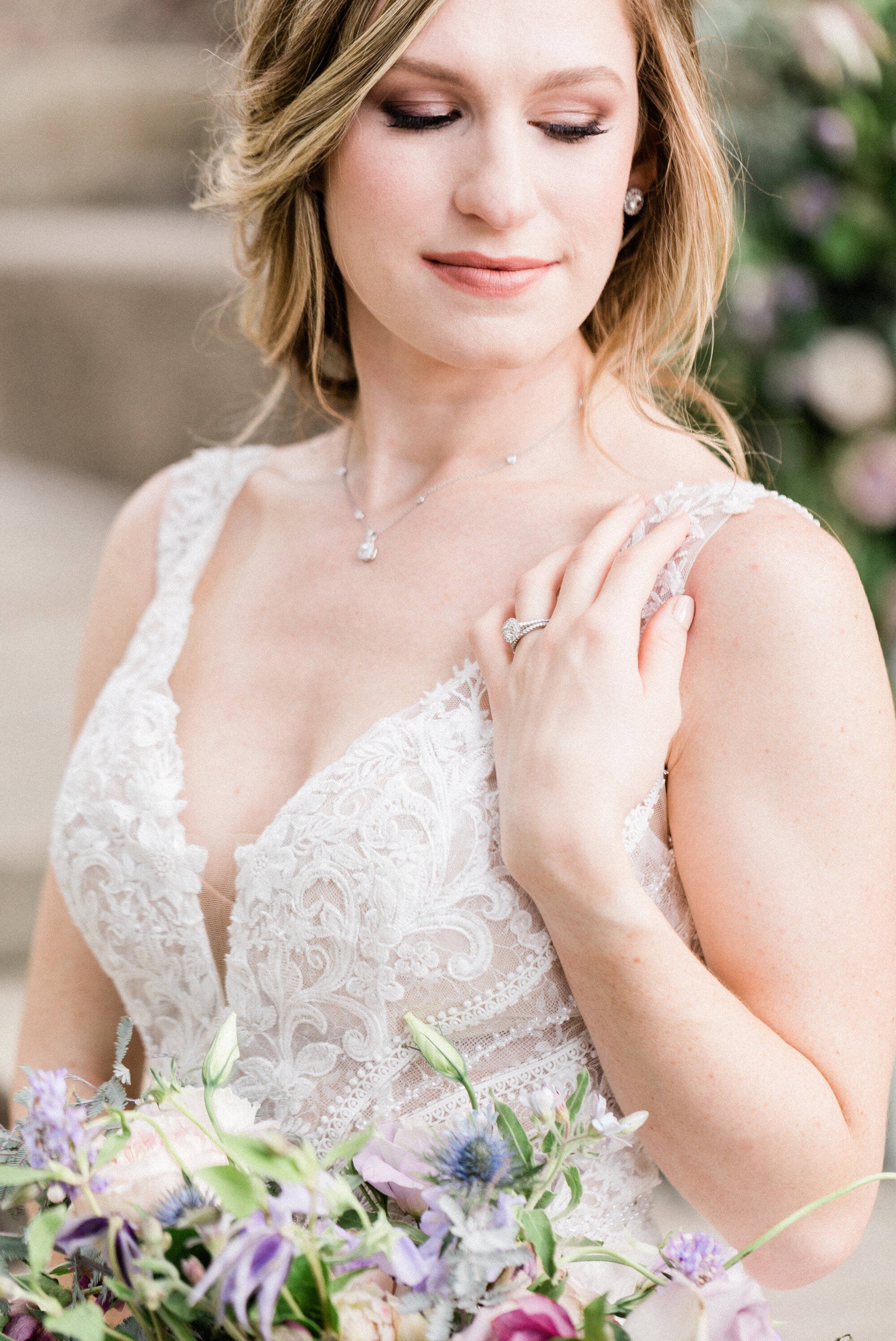 blue and purple styled shoot, austin wedding photographer