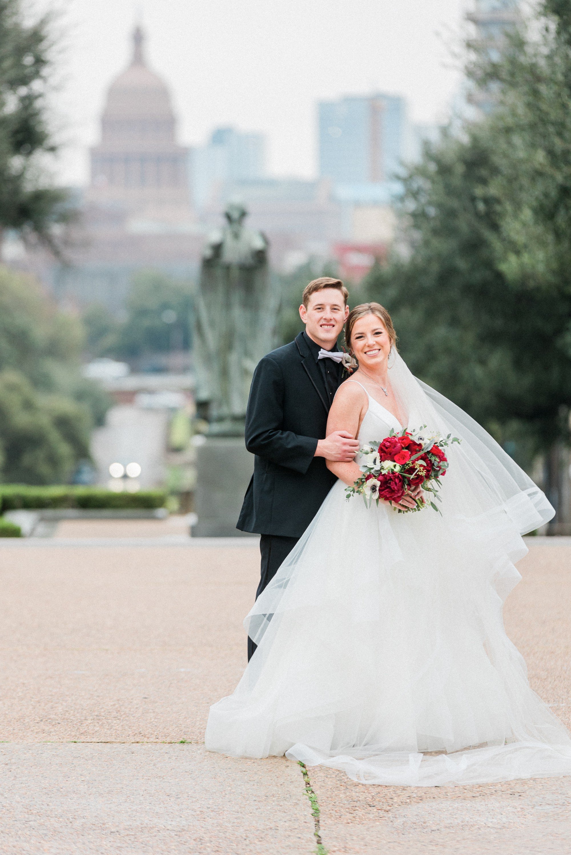 texas capitol wedding photo