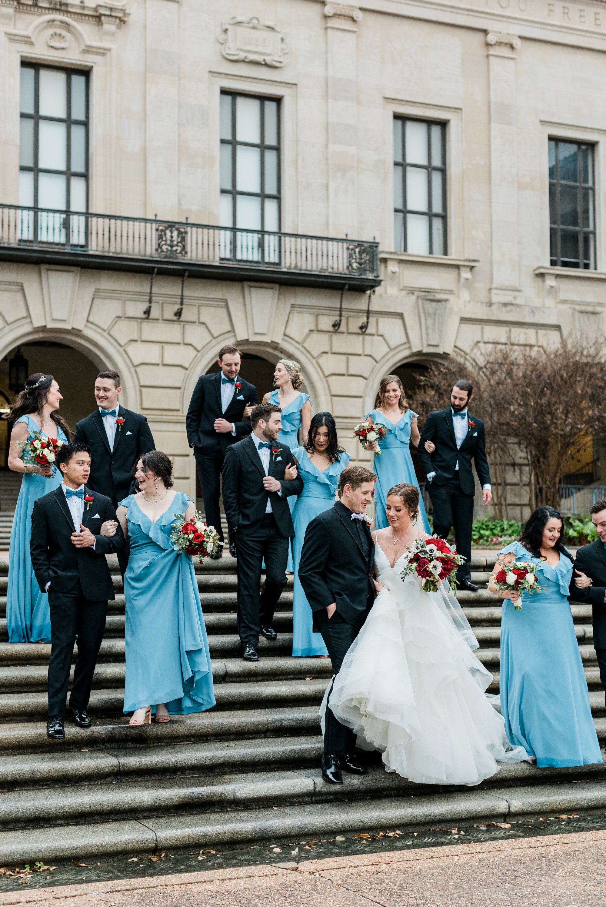 fun bridal party photo