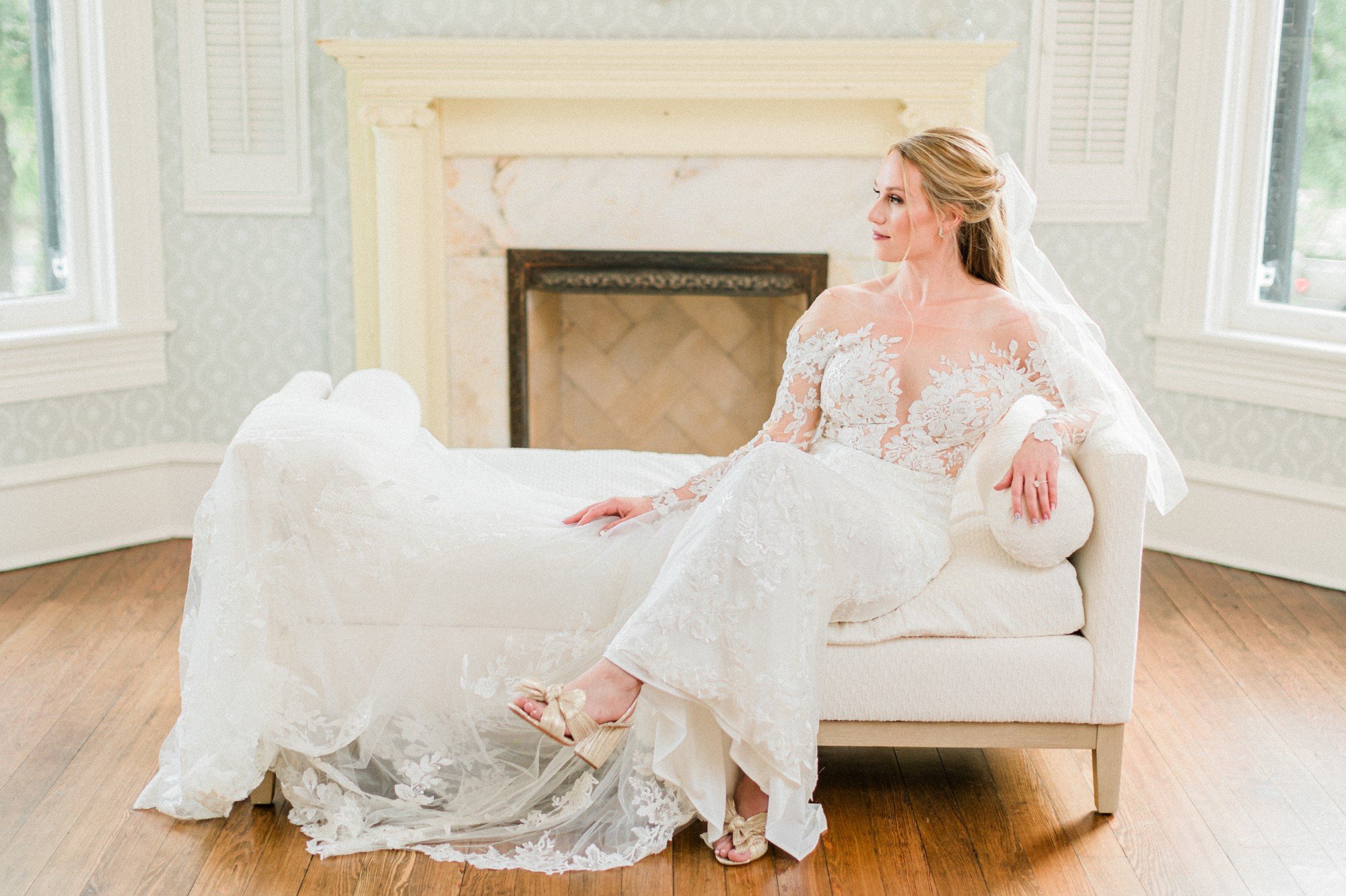 bride sitting