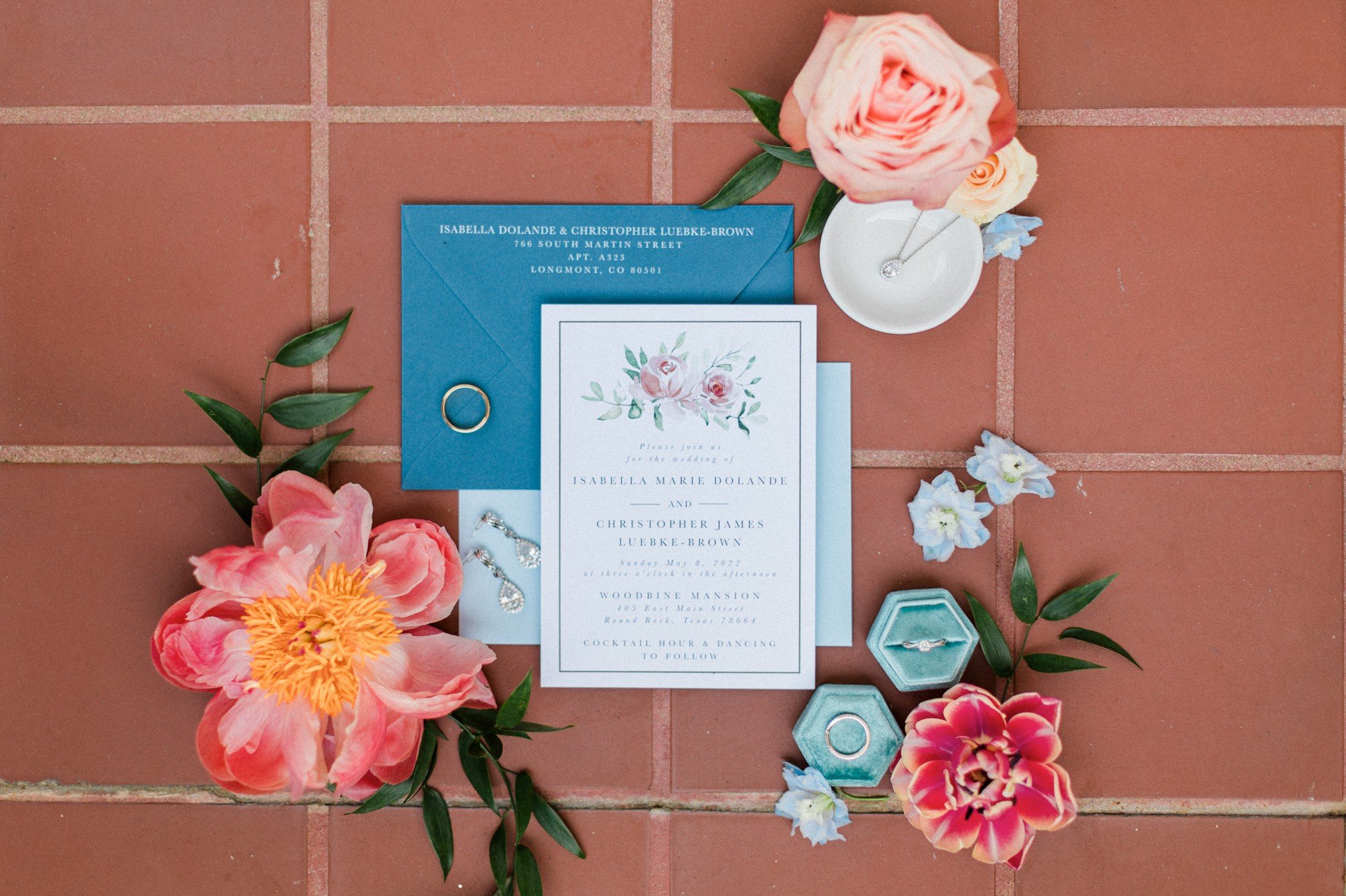 spring wedding invitation