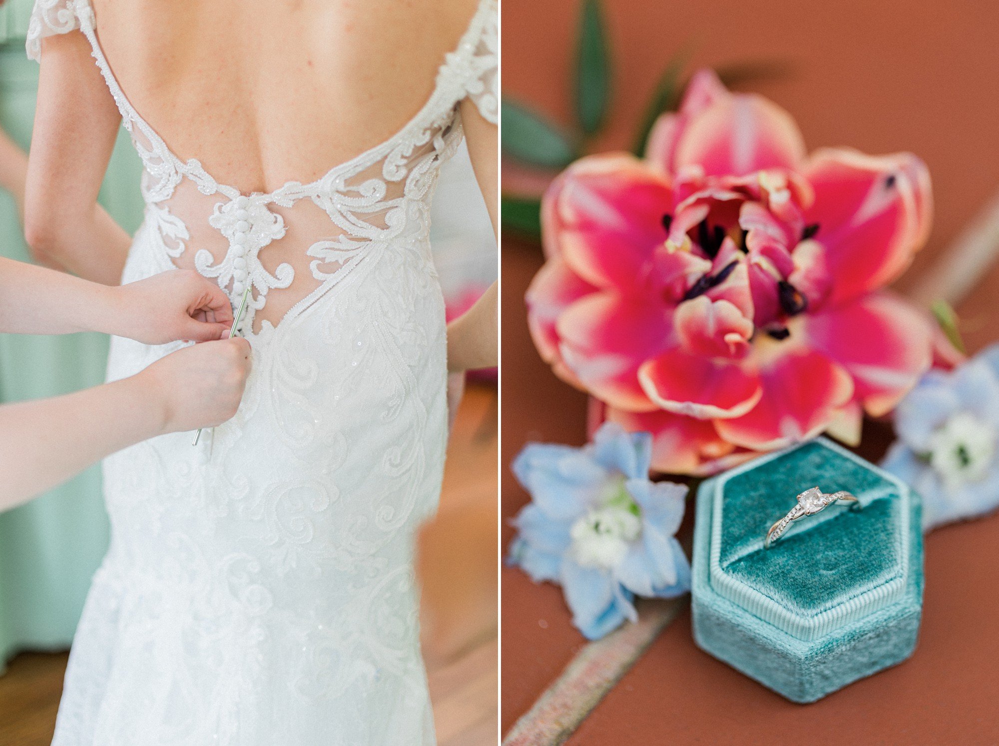 back of lace wedding dress