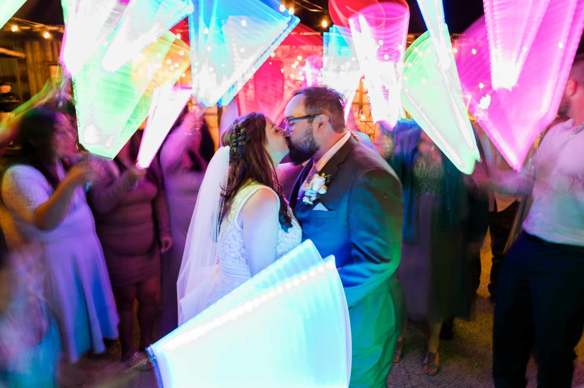 lightsaber wedding reception send off