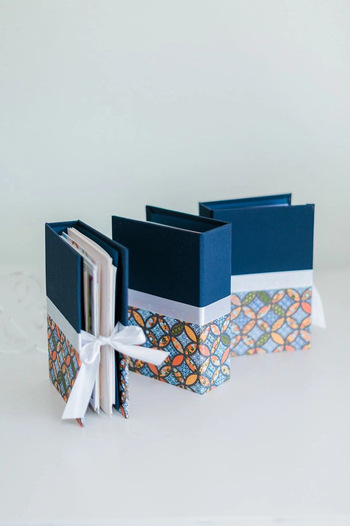 bookcloth on top half