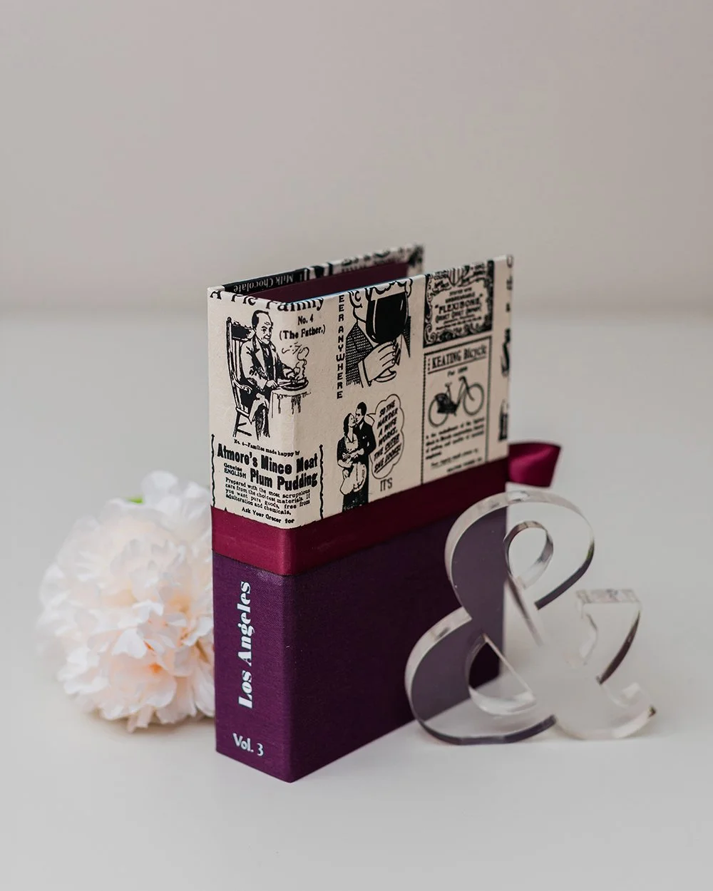 bookcloth on bottom half