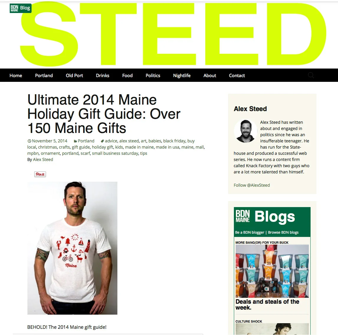 Bangor Daily News, December 2014 View full Gift Guide Online