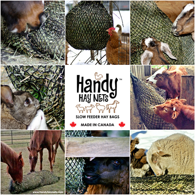 Tylu Horse Hay Bag Large Capacity Slow Feed Feeder Hay Nets Tote Bags for Horses Goat Alpacas 