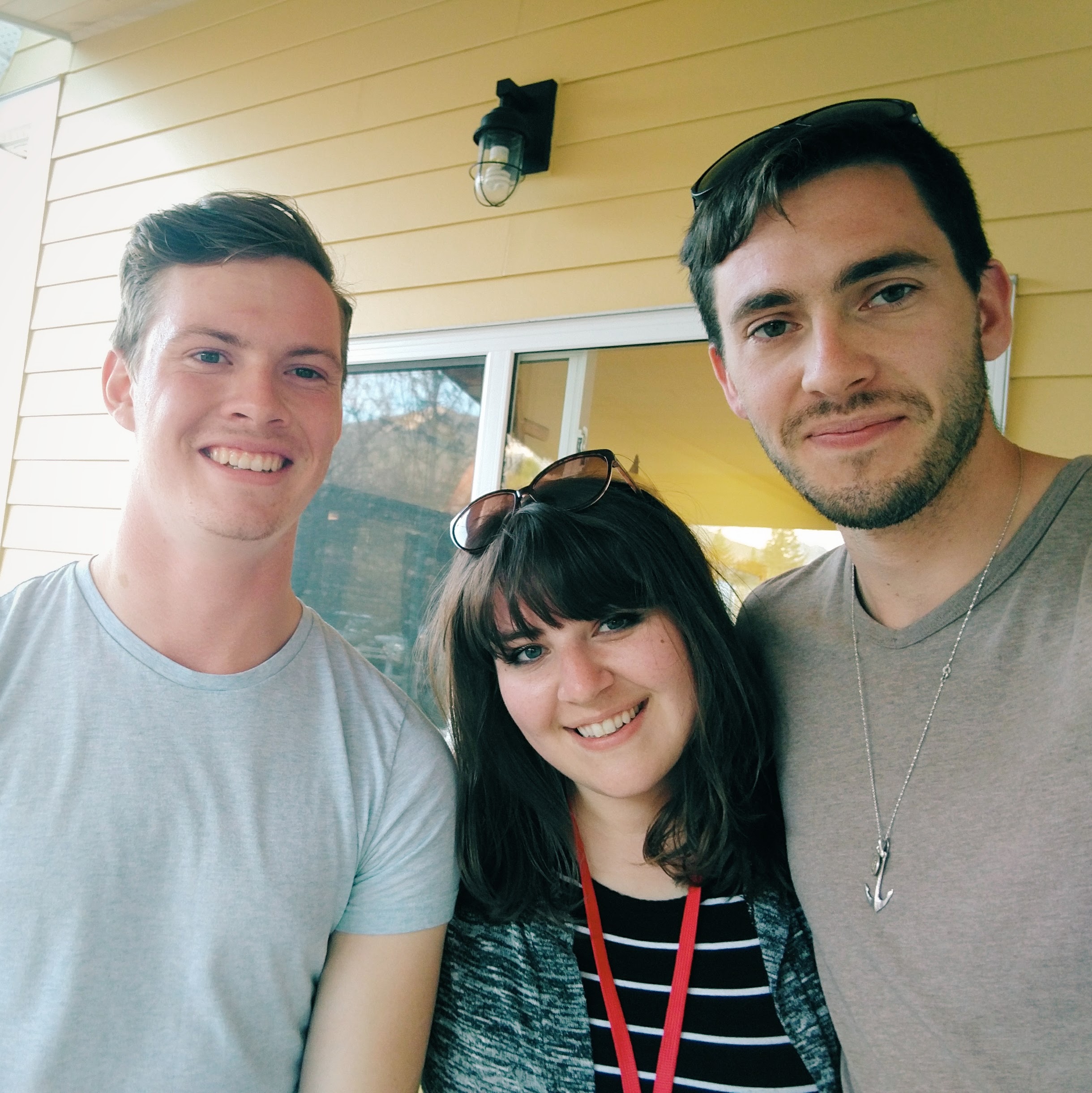 Three members of the Slow Food Canada Executive from left to right: Callum McLeod (Canmore, Alberta), Christina Allain (Saint John, New Brunswick) and Christian Baxter (Guelph, Ontario).