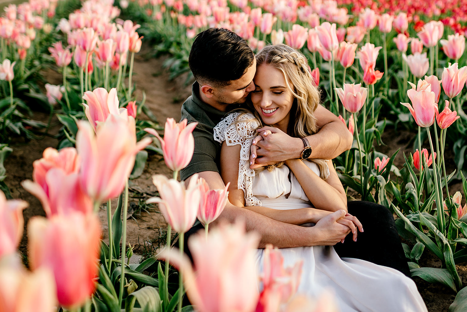 Tulip field engagement | Victoria + Ilya — Karina & Maks -Portland ...