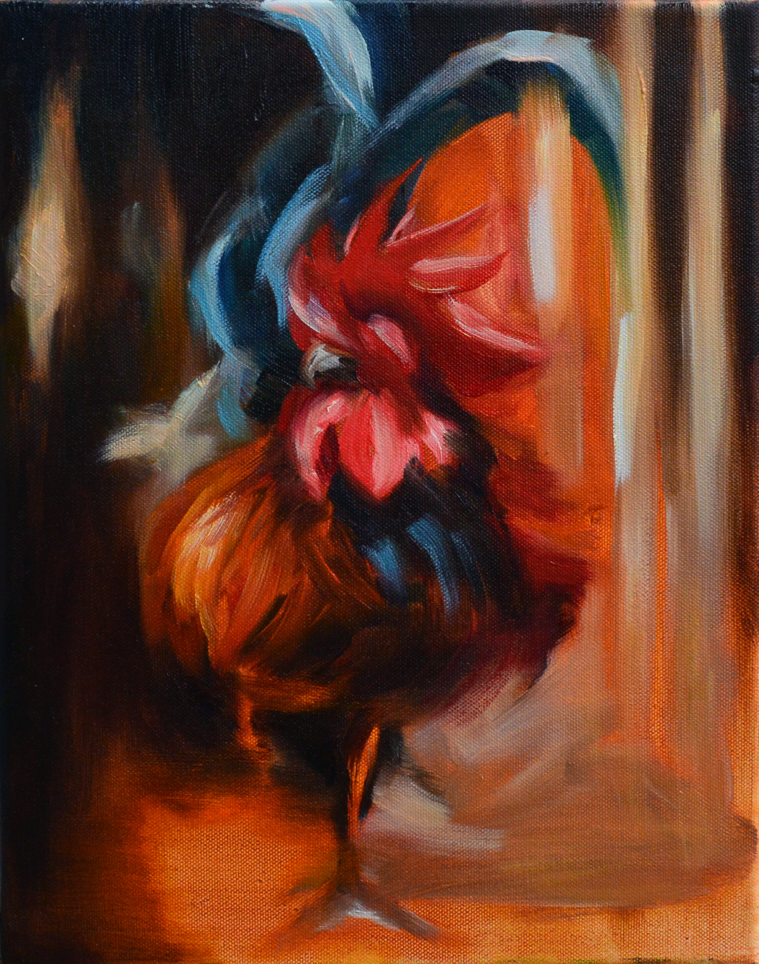  Strut    27.9x35.6cm (11x14”) oil on canvas  