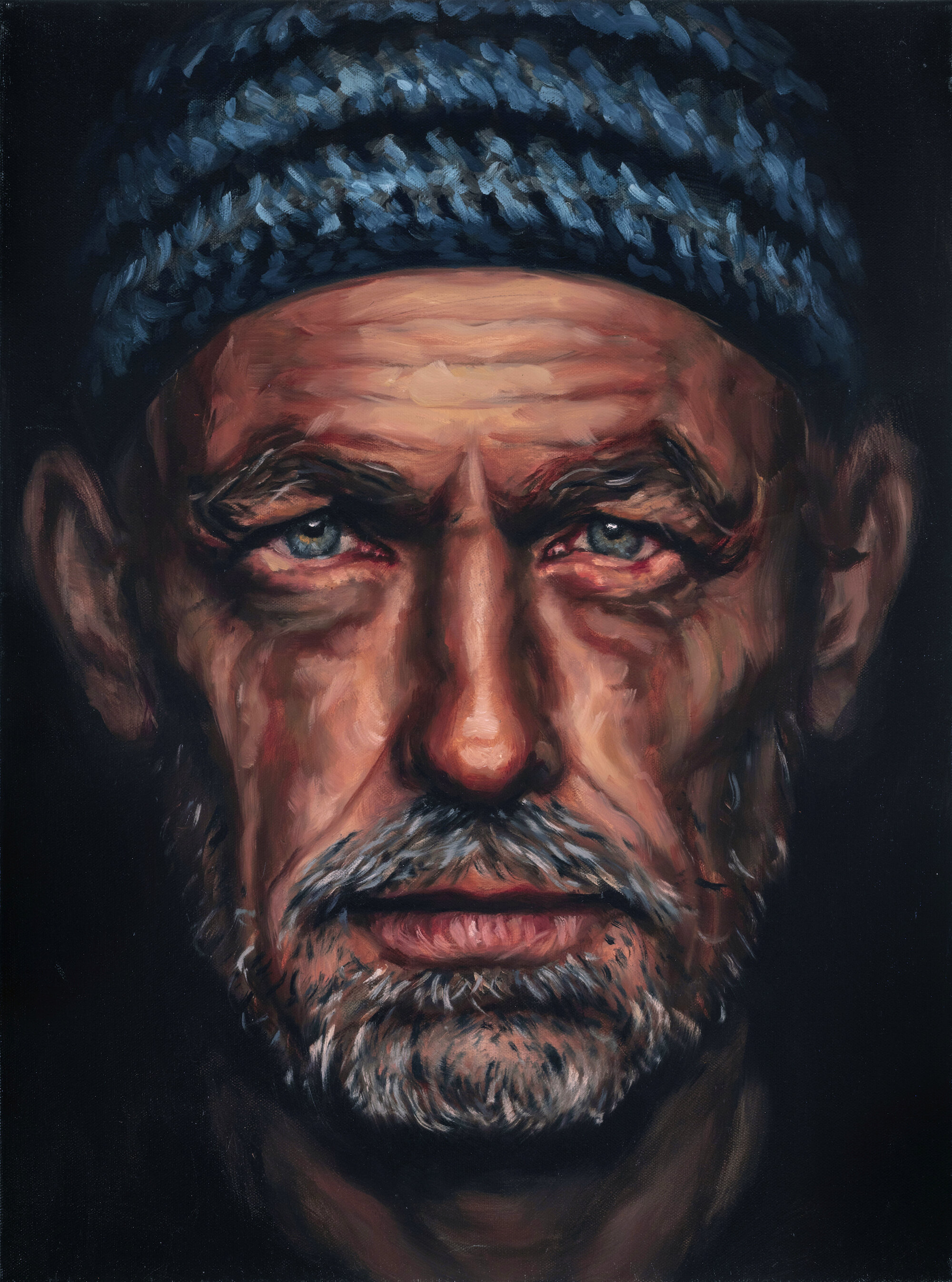  Studying Dieter    45.7x61cm (18x24”) oil on canvas  