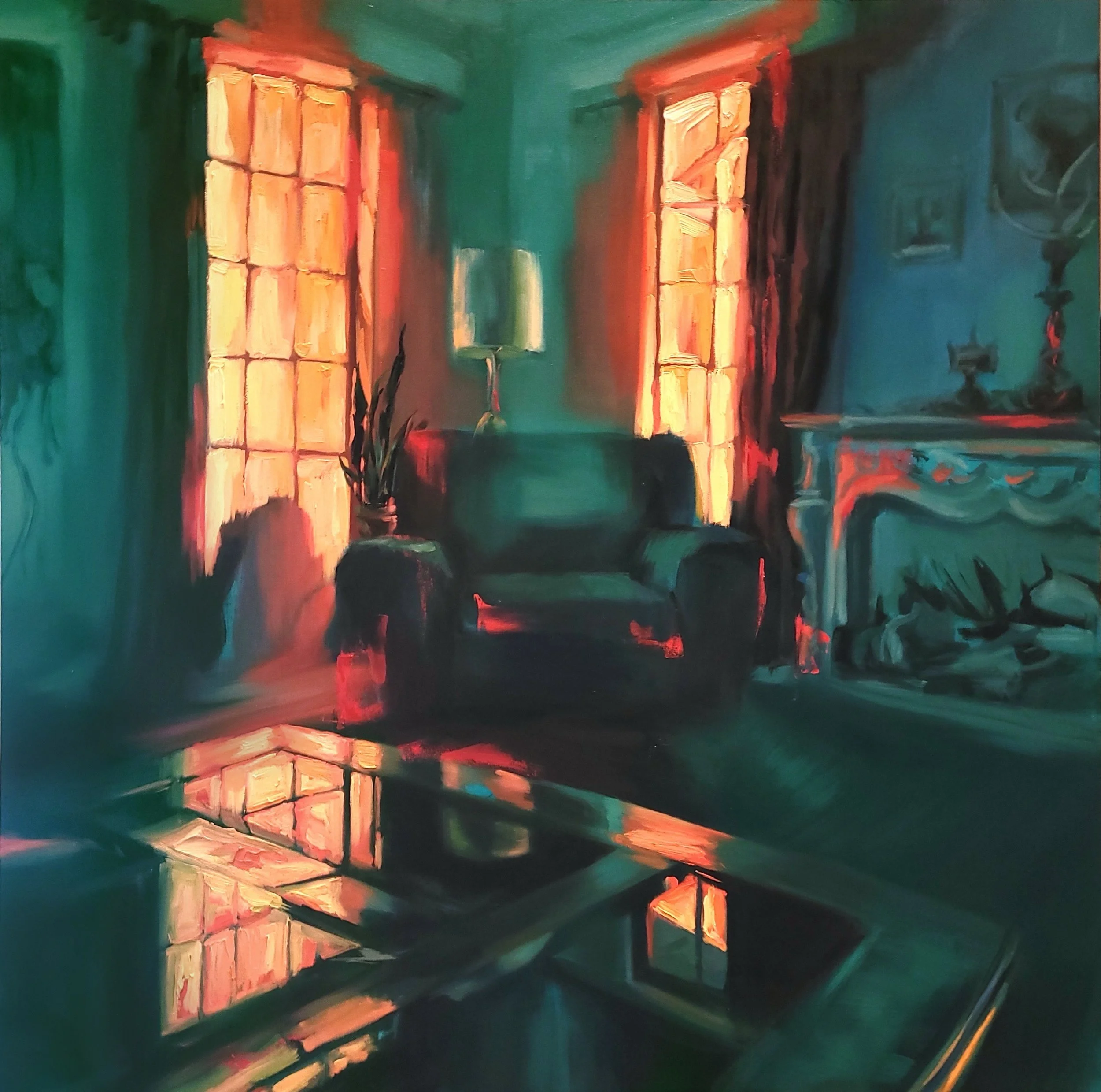 Sleepless  2023  60 × 60 in.  2023