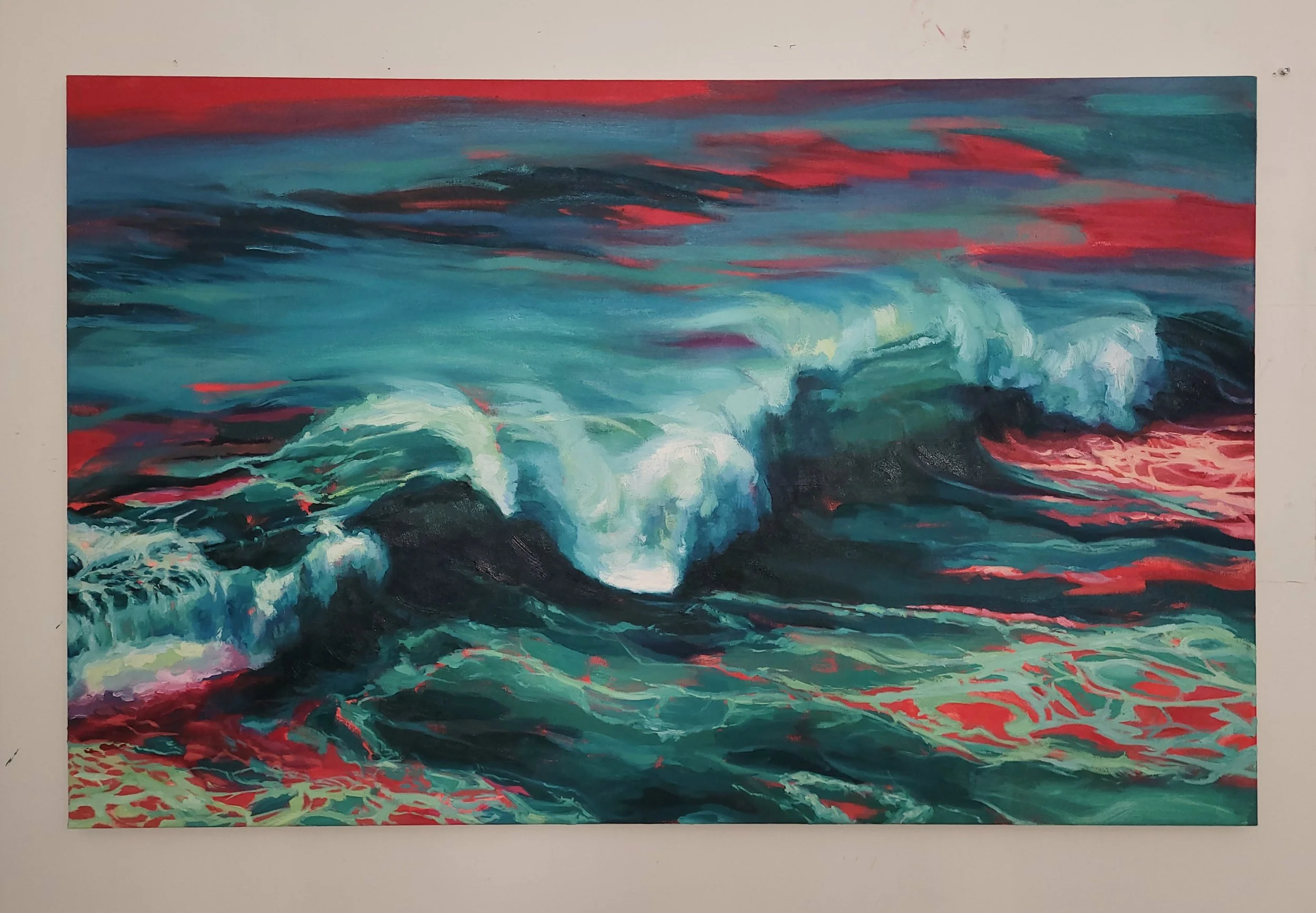  The Surge  2025  30 × 48” 