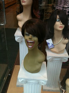 make her mouth really wide- that'll sell stuff