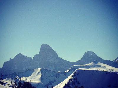 view of the Grand (Teton) from Targhee photo- el squat