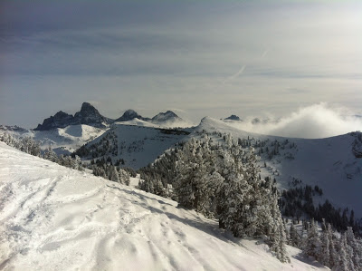 (that infamous Targhee view- looking at the Tetons)