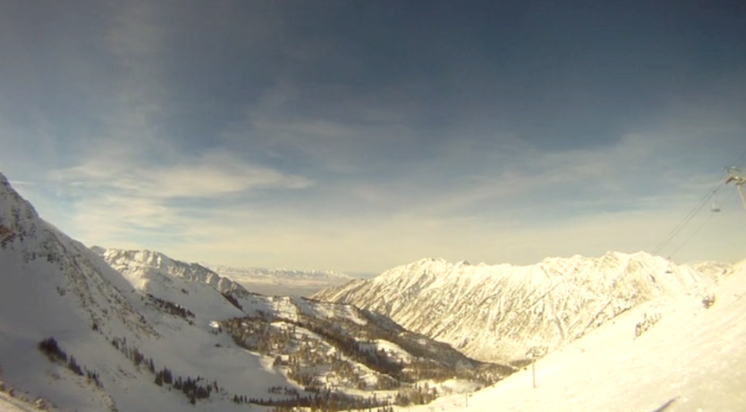 (looking down the valley- view from the bird)