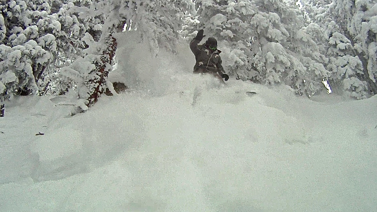 me all up in it it off of the chutes of Mt Werner (photo cred. the giant)