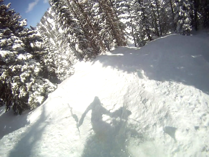 elevated's shadow selfie- Targhee 3/11