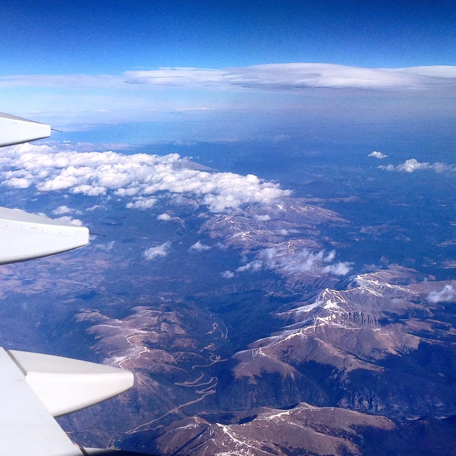 flying over CO this October