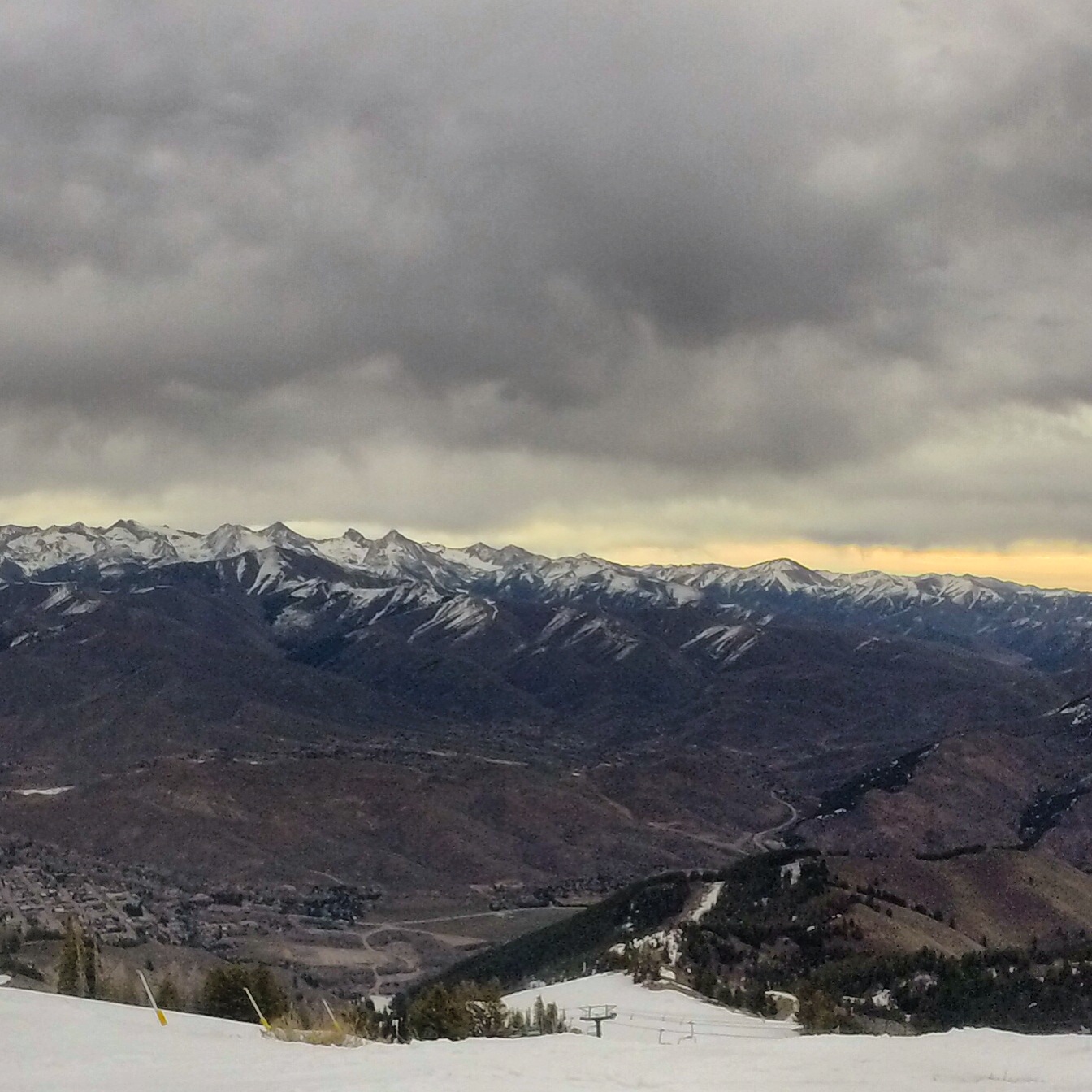 view from Sun Valley 3/15