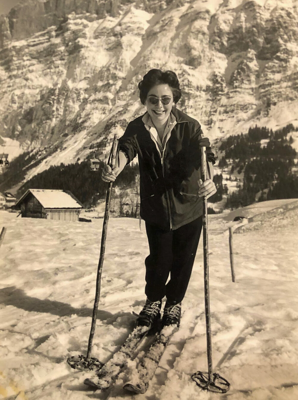  Jackie’s Grandmother in the Alps at Villard de Lans in 1952! 