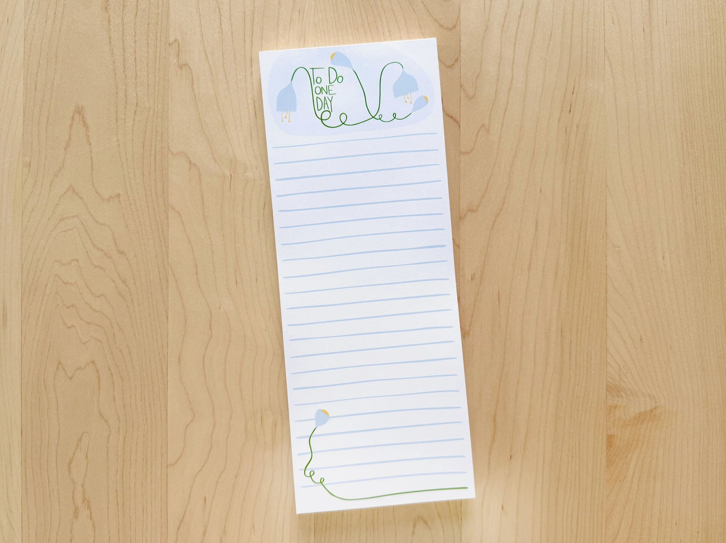 Notepad with To Do design