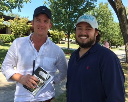 Blue Sky Bloodstock's Julian Blaxland and Aquis Farm's Justin Fung
