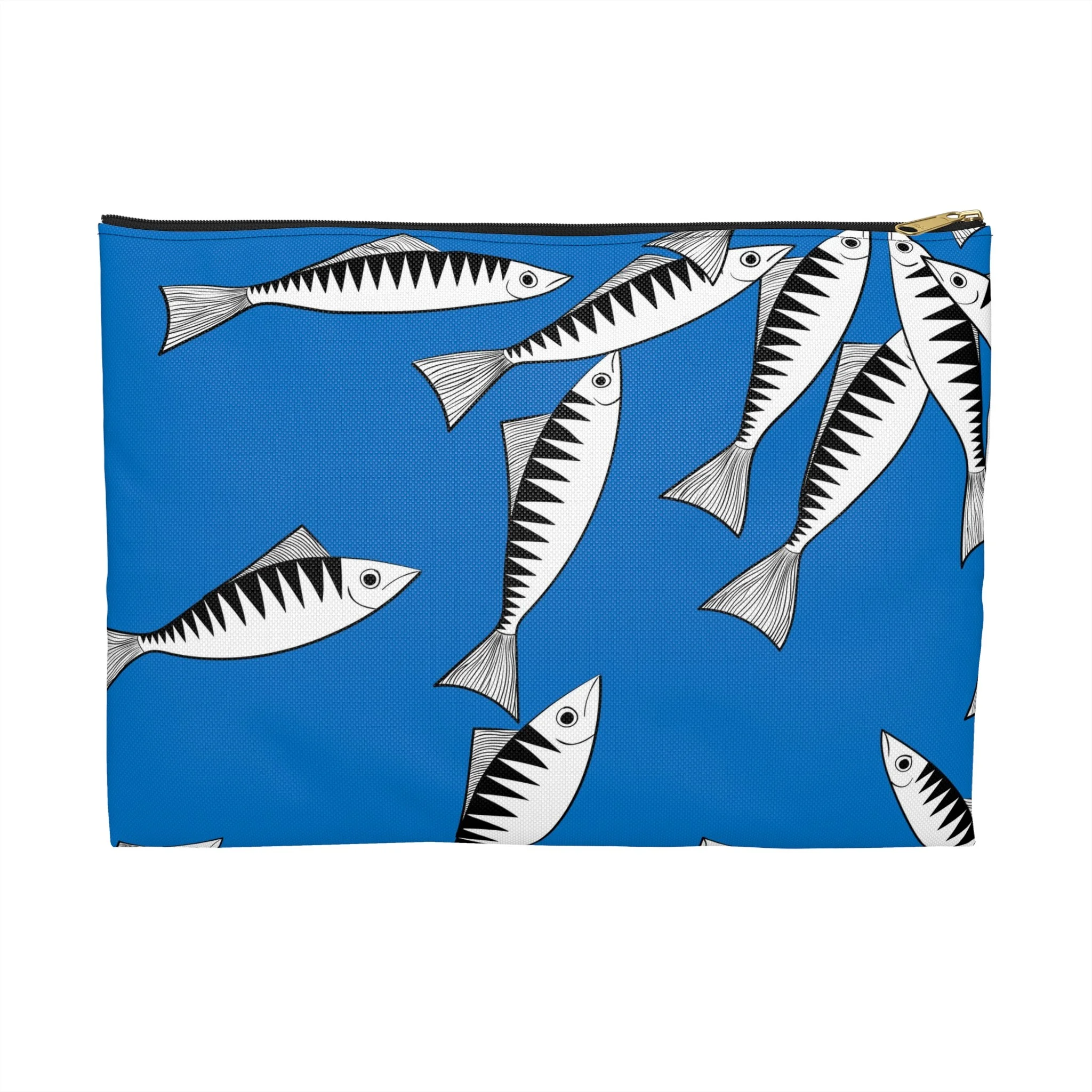 Crowding Mackerel by Elisabeth Maurland - Carry-All Pouch Large Front.png